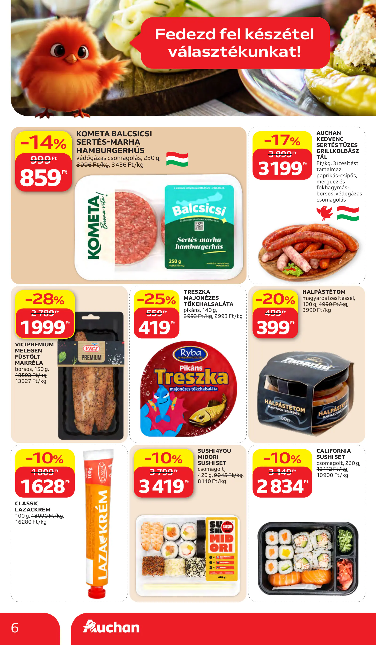 Auchan heti Hipermarket ajánlataink, 6. oldal (okt. 15–21.)