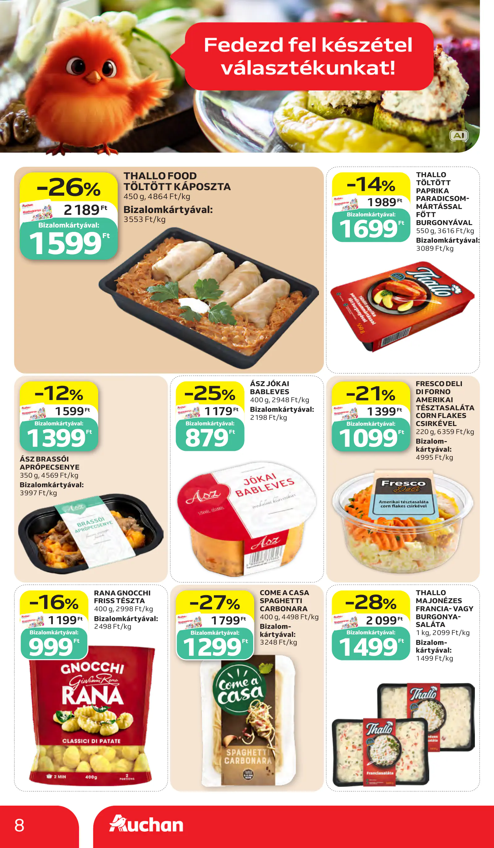Auchan heti Hipermarket ajánlataink, 8. oldal (okt. 15–21.)