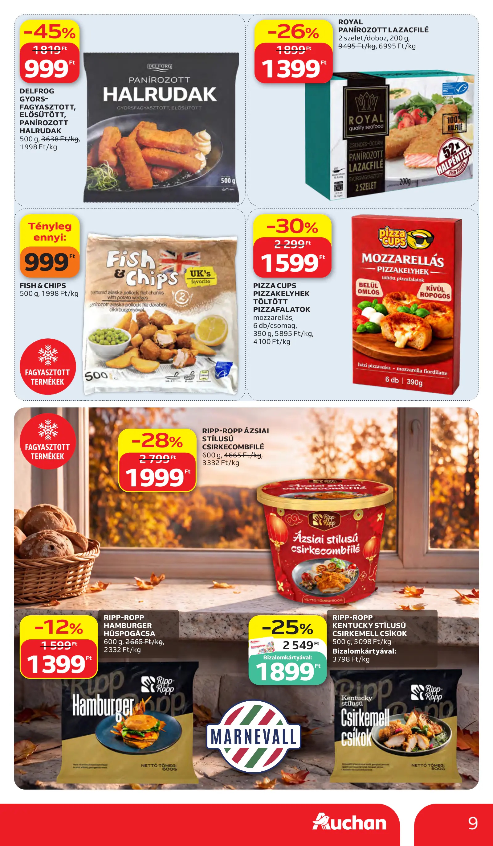 Auchan heti Hipermarket ajánlataink, 9. oldal (okt. 15–21.)