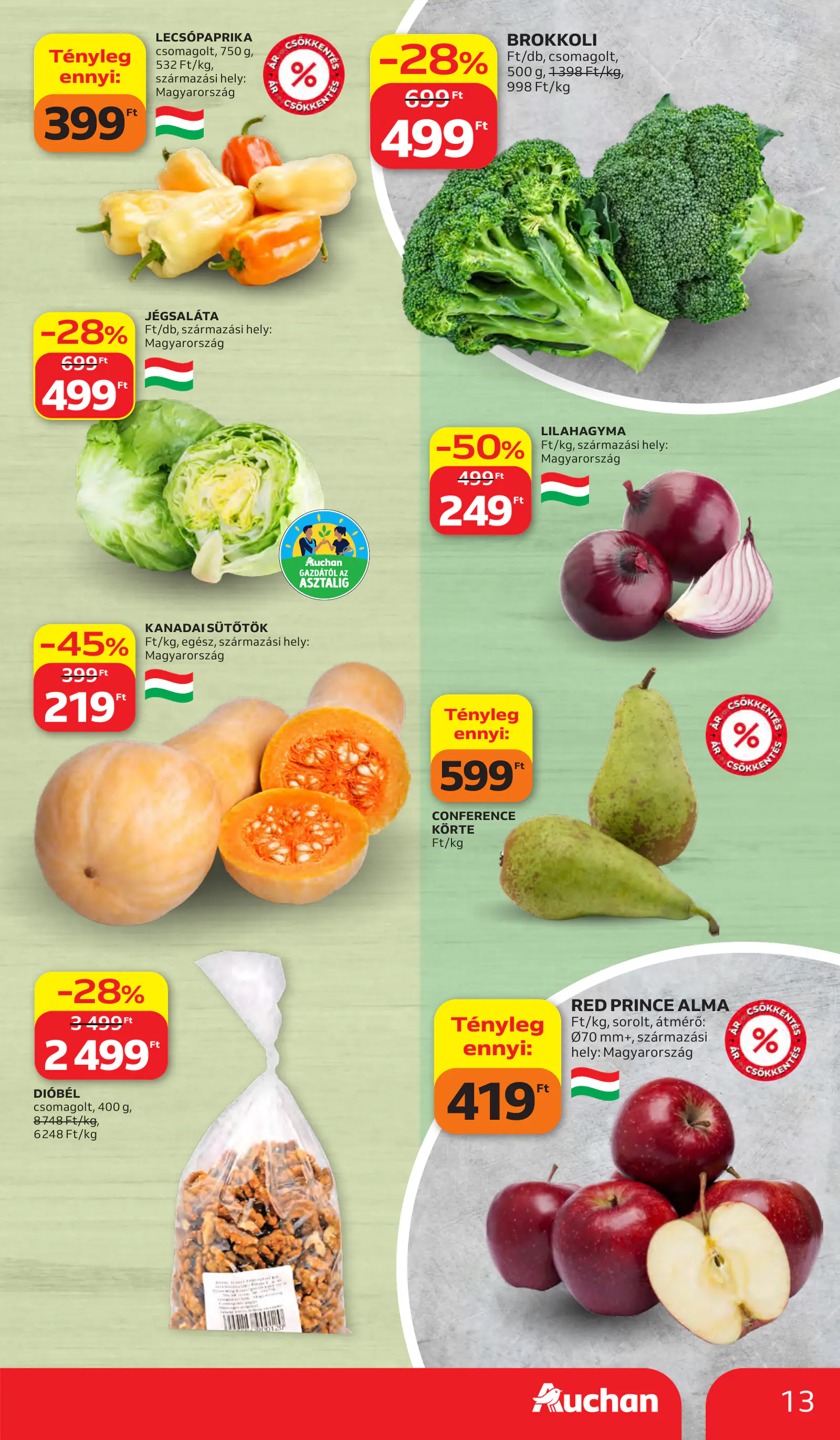 Auchan heti Hipermarket ajánlataink, 13. oldal (okt. 15–21.)