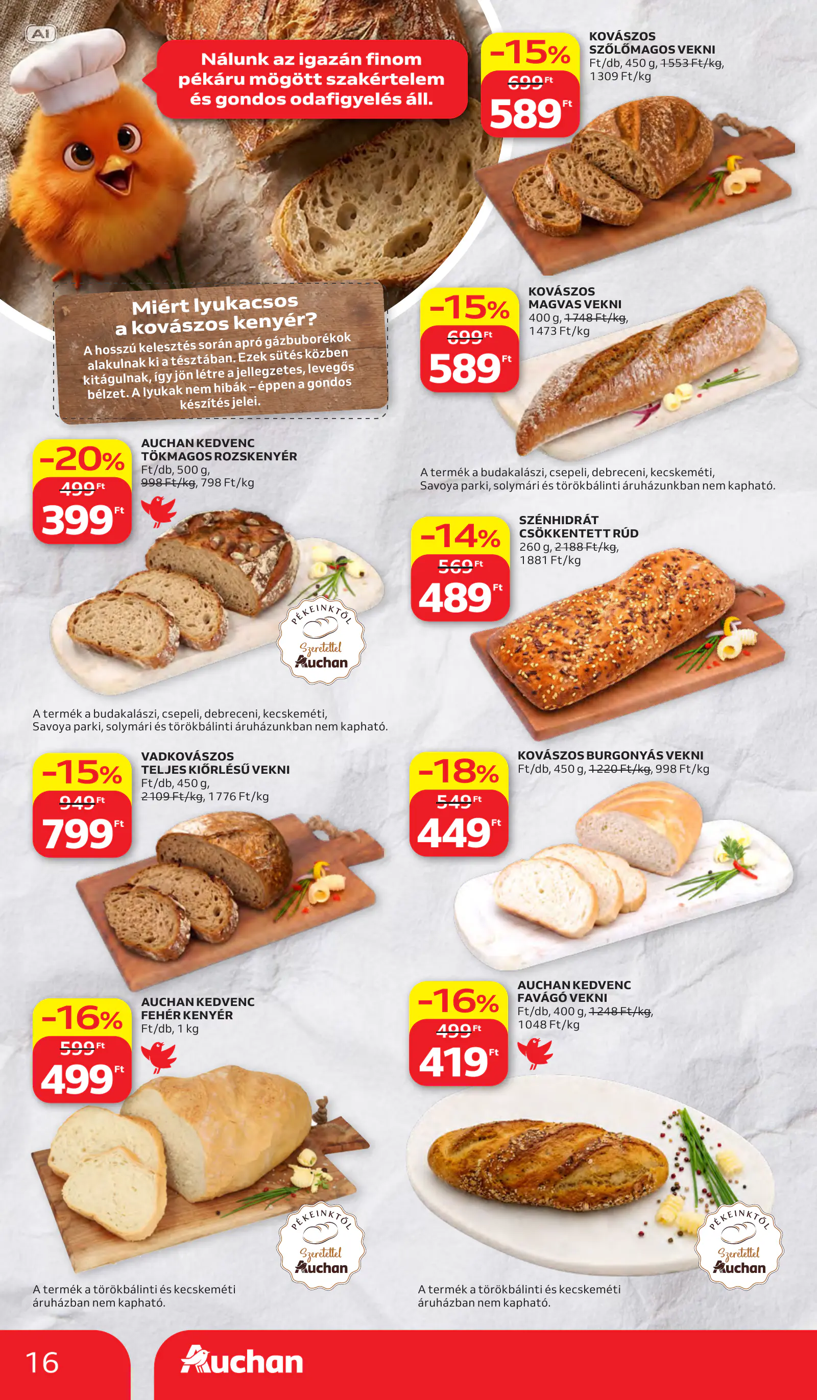 Auchan heti Hipermarket ajánlataink, 16. oldal (okt. 15–21.)