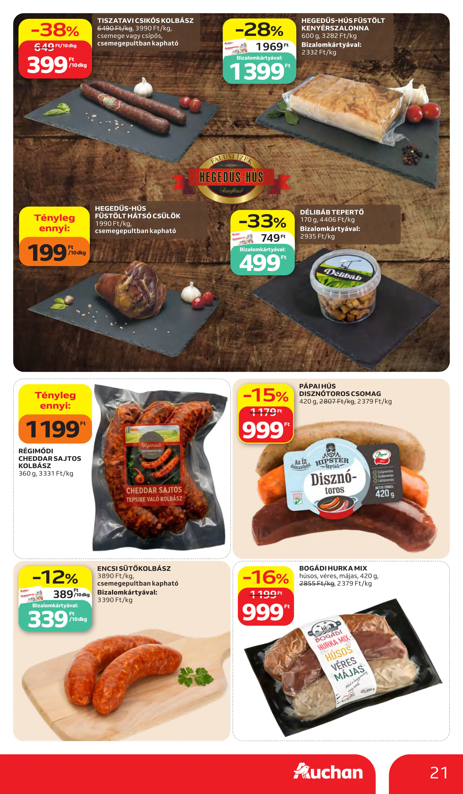 Auchan heti Hipermarket ajánlataink, 21. oldal (okt. 15–21.)