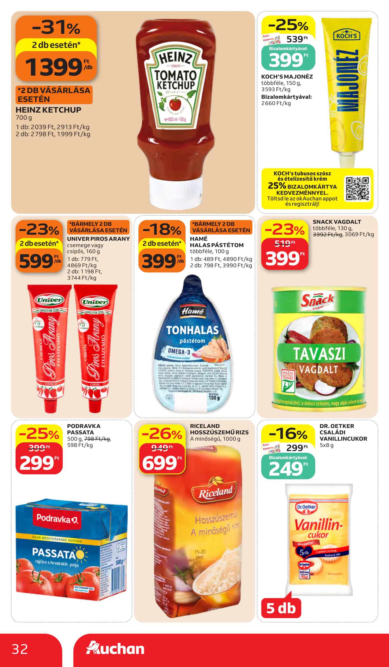 Auchan heti Hipermarket ajánlataink, 32. oldal (okt. 15–21.)