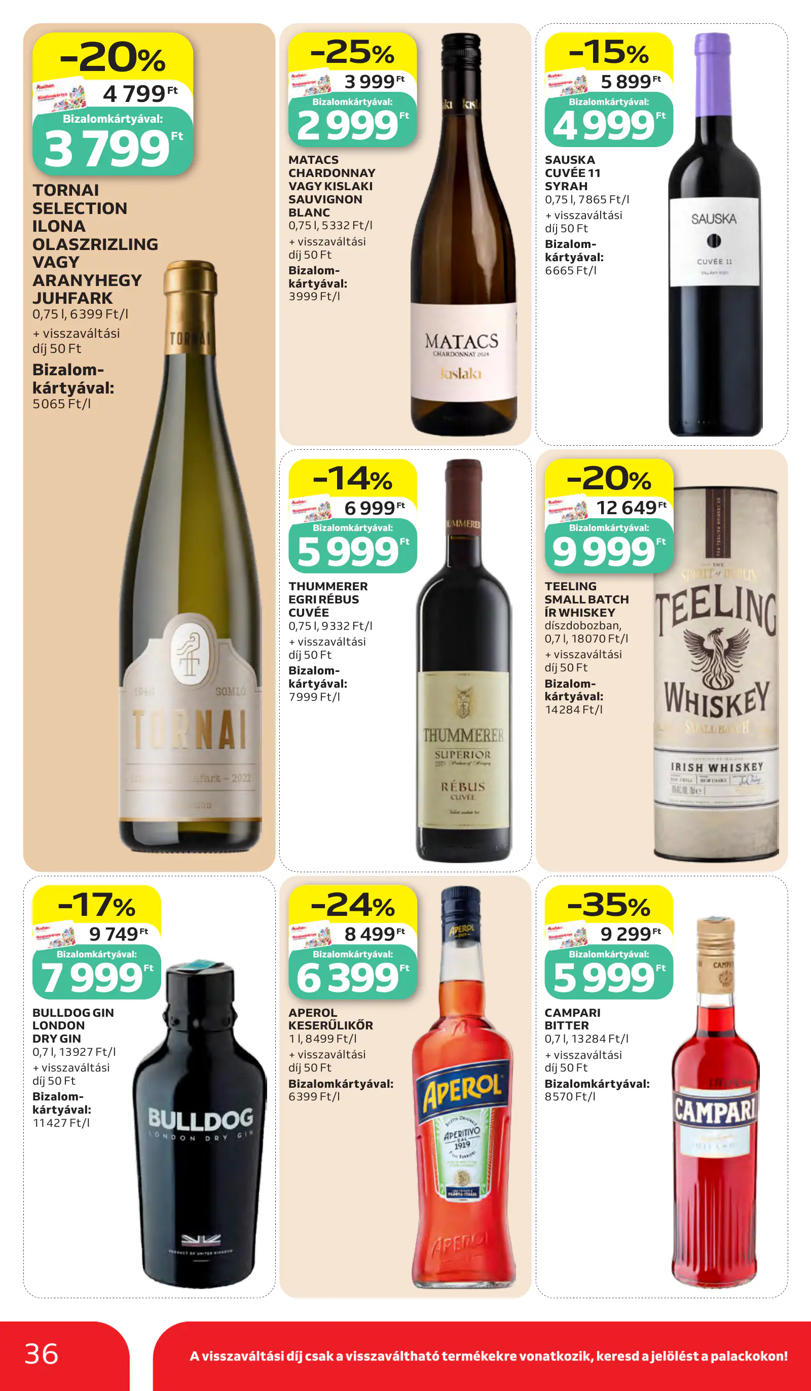 Auchan heti Hipermarket ajánlataink, 36. oldal (okt. 15–21.)