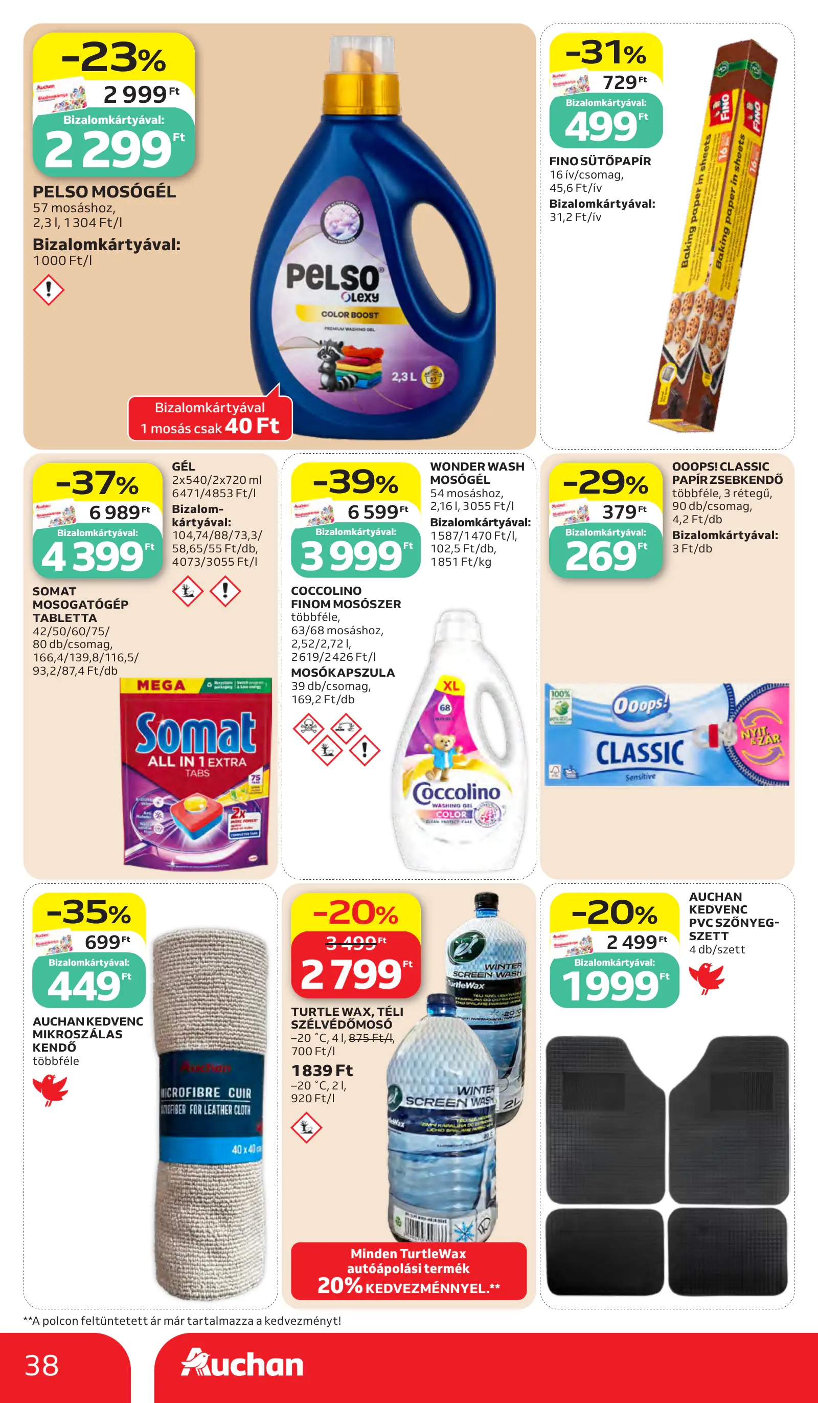 Auchan heti Hipermarket ajánlataink, 38. oldal (okt. 15–21.)
