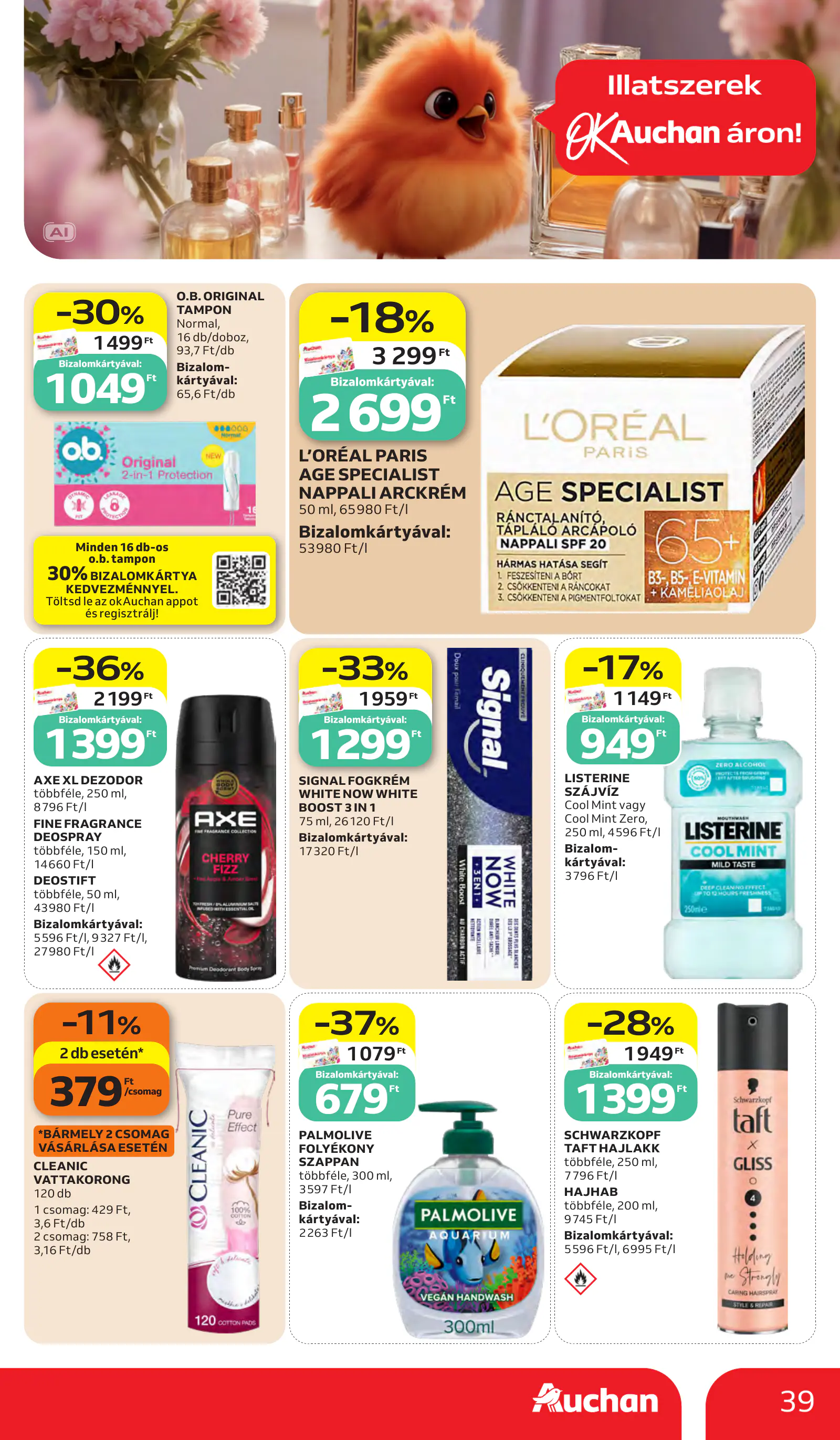 Auchan heti Hipermarket ajánlataink, 39. oldal (okt. 15–21.)