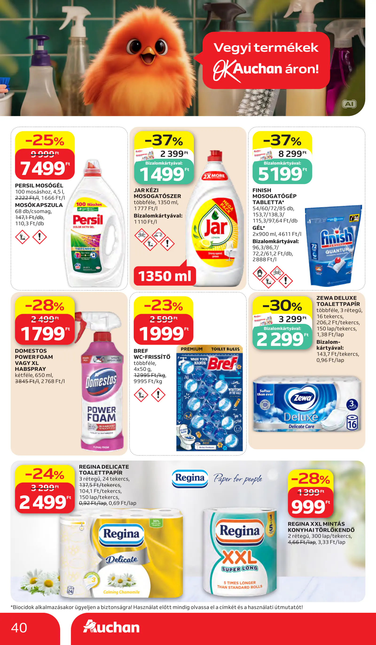 Auchan heti Hipermarket ajánlataink, 40. oldal (okt. 15–21.)