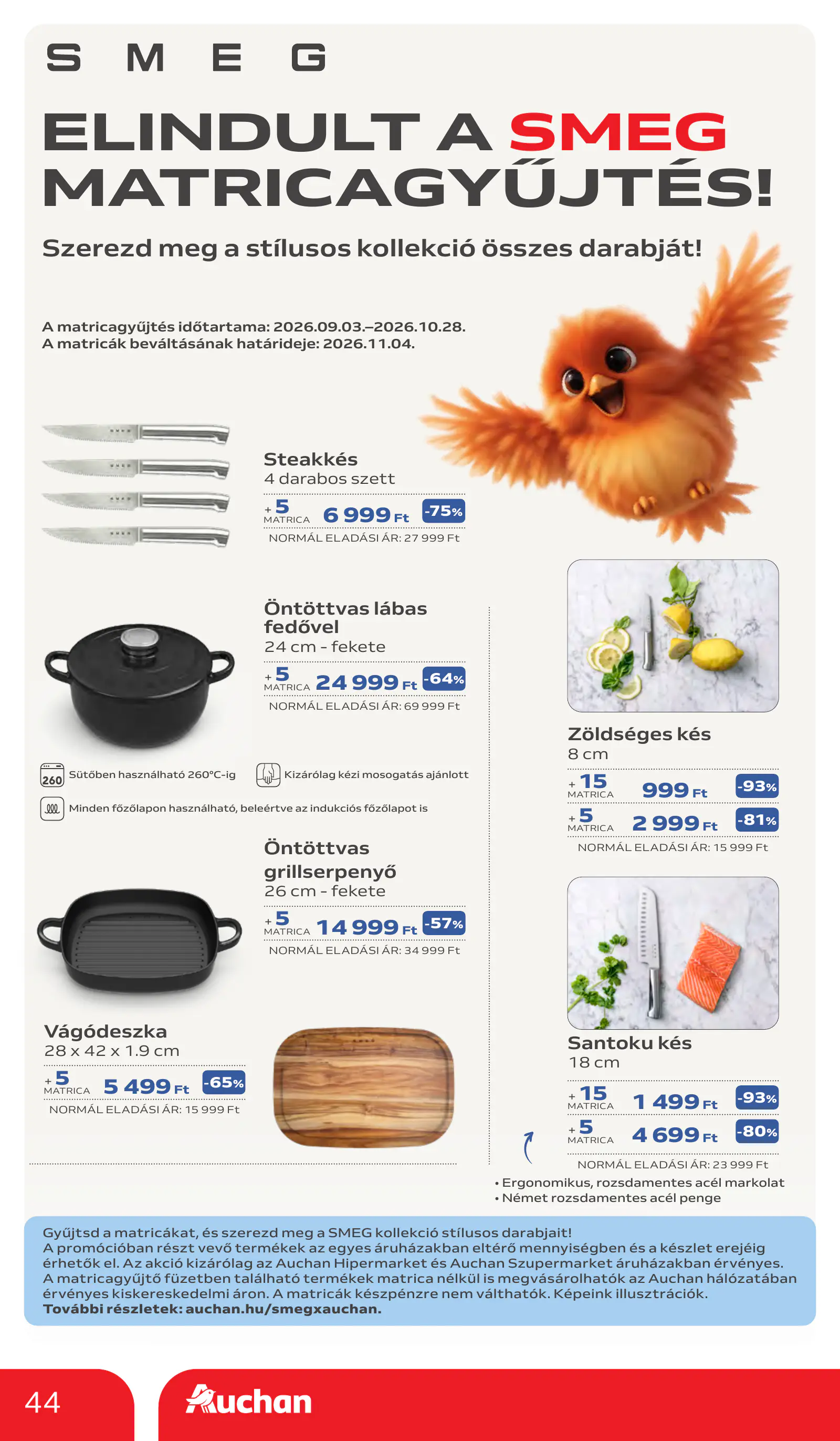 Auchan heti Hipermarket ajánlataink, 44. oldal (okt. 15–21.)