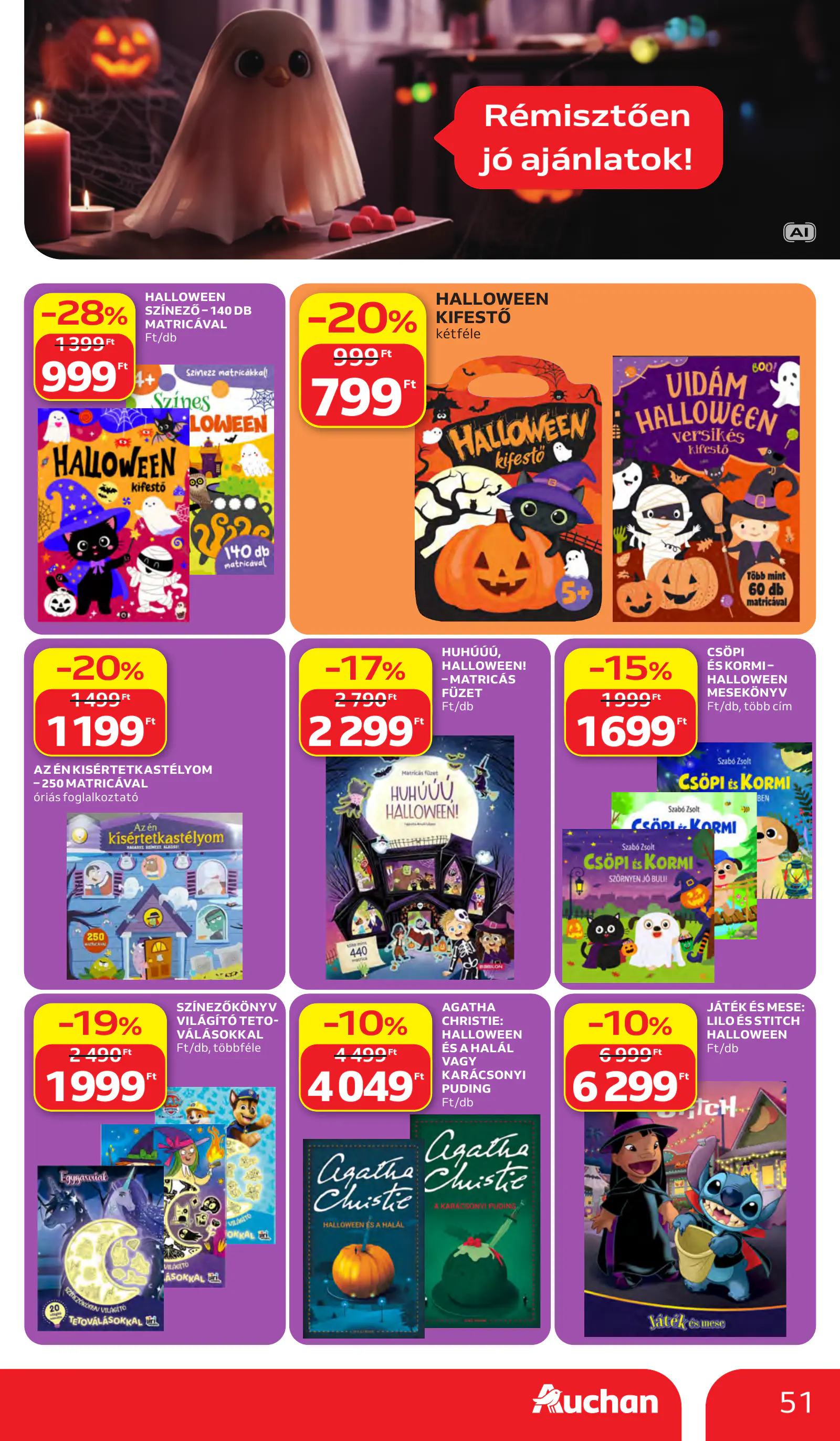 Auchan heti Hipermarket ajánlataink, 51. oldal (okt. 15–21.)