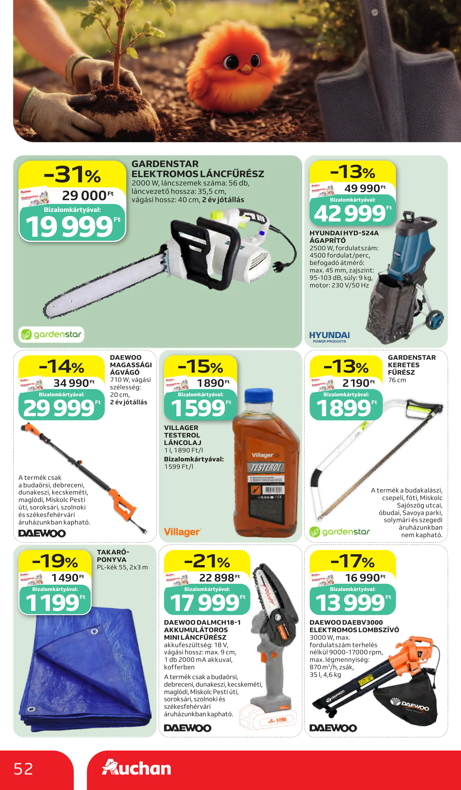 Auchan heti Hipermarket ajánlataink, 52. oldal (okt. 15–21.)