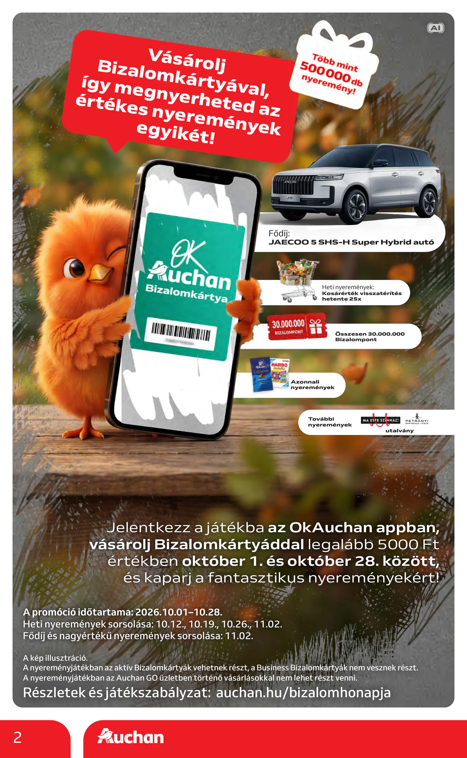 Auchan heti Hipermarket ajánlataink, 2. oldal (okt. 22–28.)