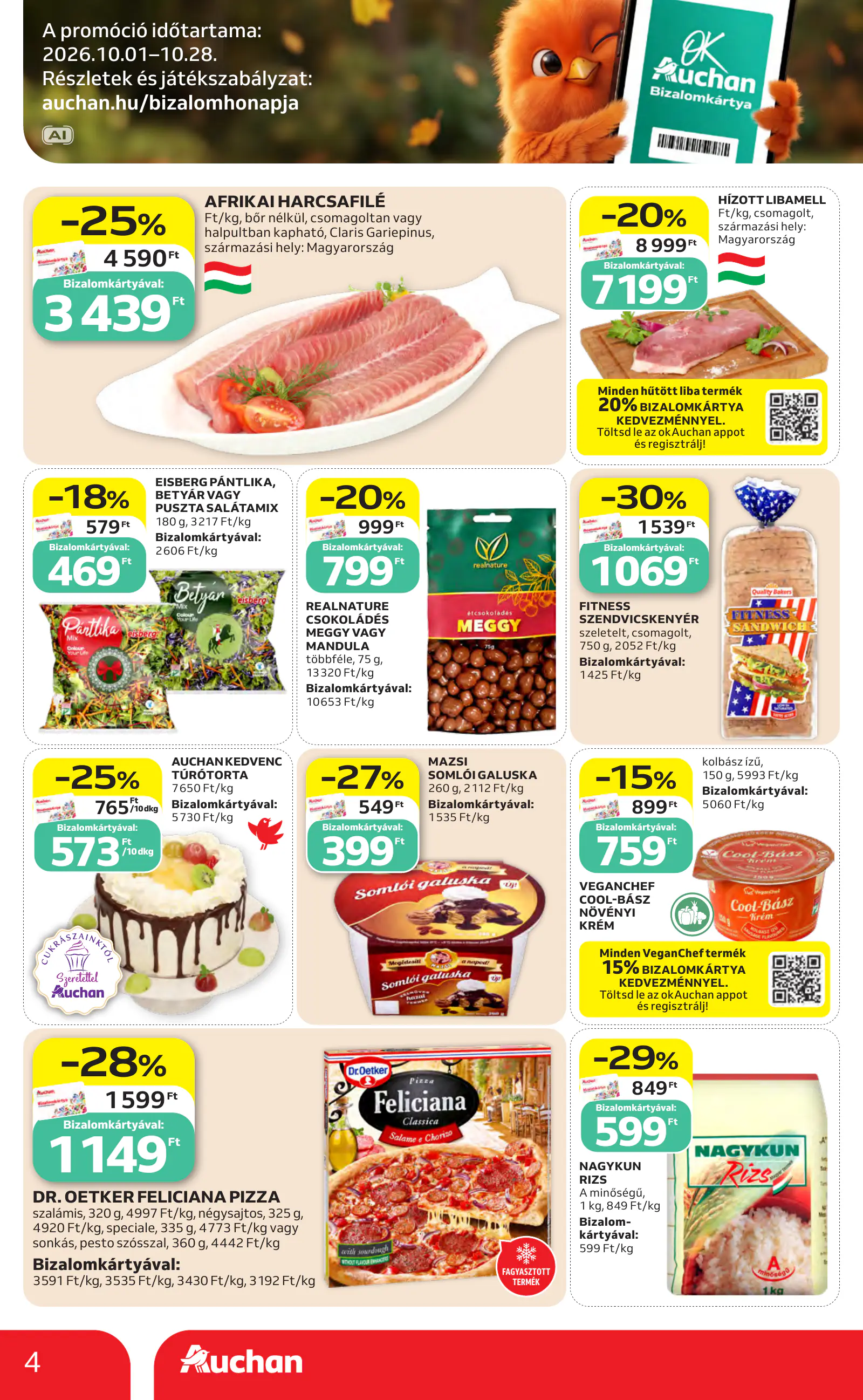 Auchan heti Hipermarket ajánlataink, 4. oldal (okt. 22–28.)