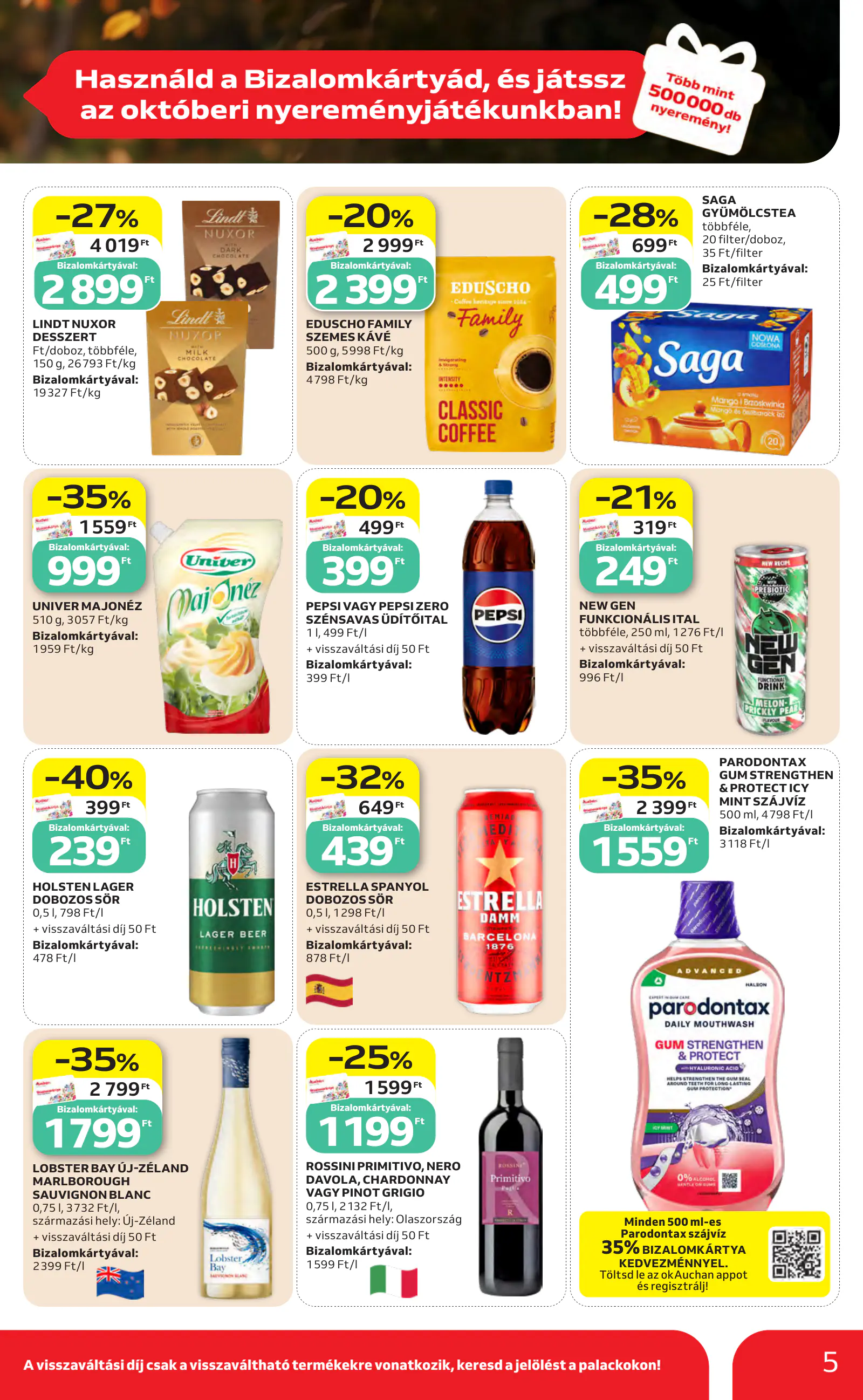 Auchan heti Hipermarket ajánlataink, 5. oldal (okt. 22–28.)