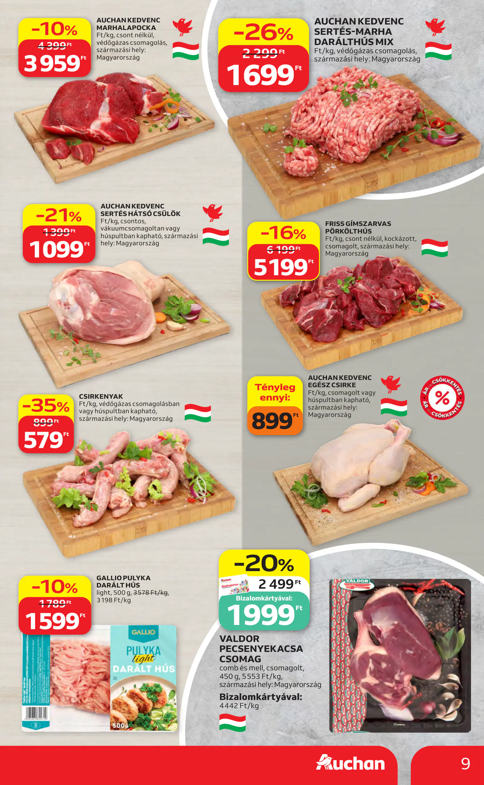 Auchan heti Hipermarket ajánlataink, 9. oldal (okt. 22–28.)