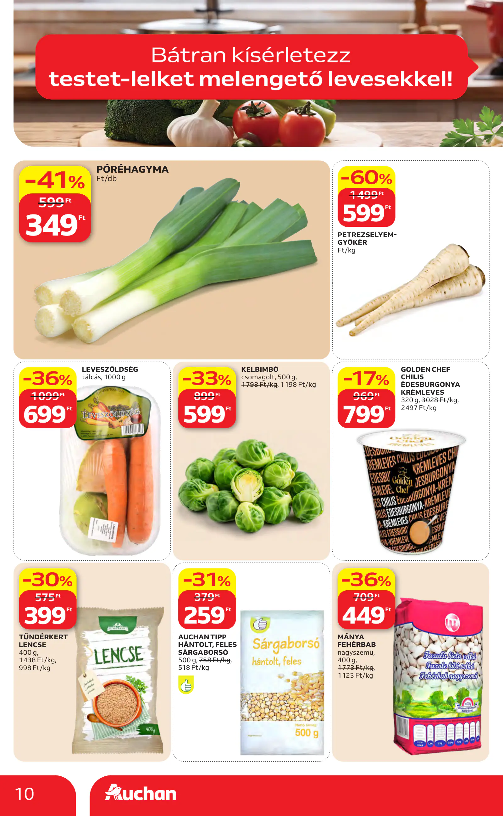 Auchan heti Hipermarket ajánlataink, 10. oldal (okt. 22–28.)