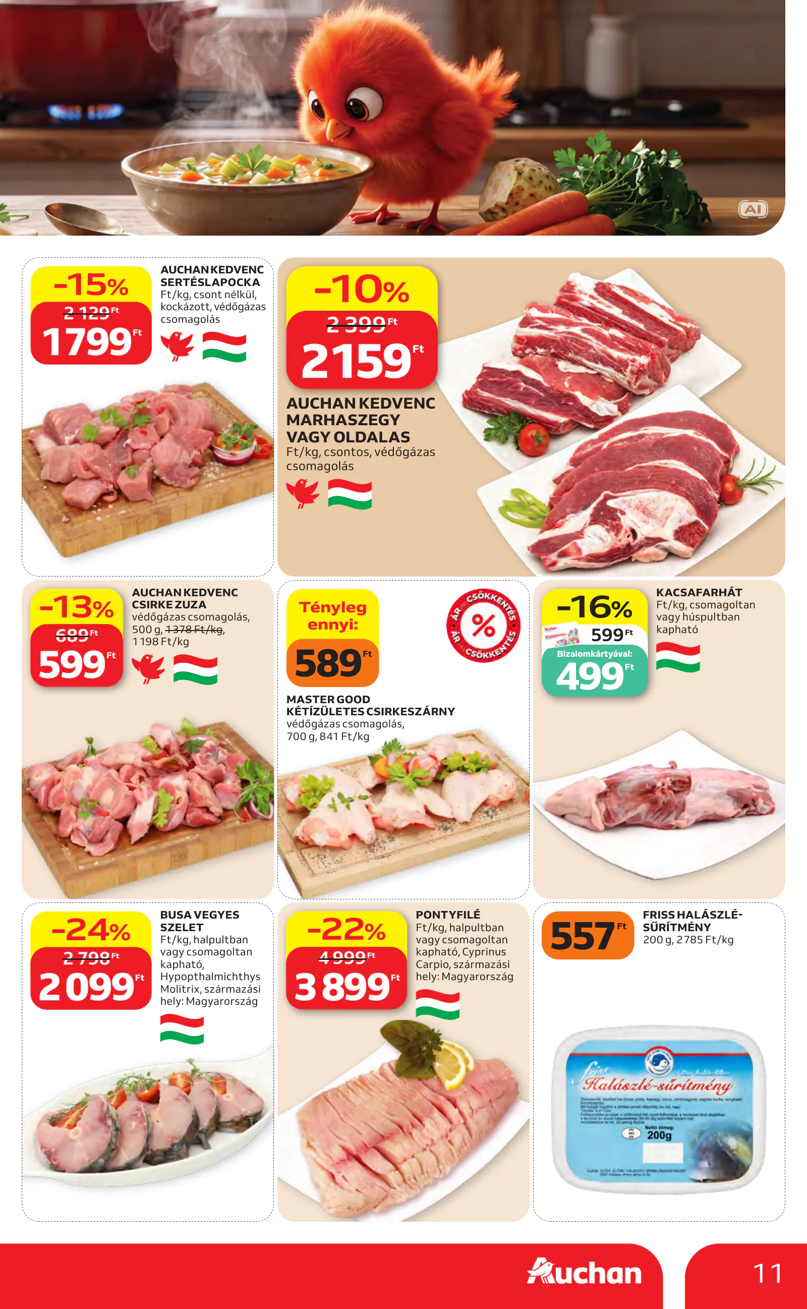 Auchan heti Hipermarket ajánlataink, 11. oldal (okt. 22–28.)