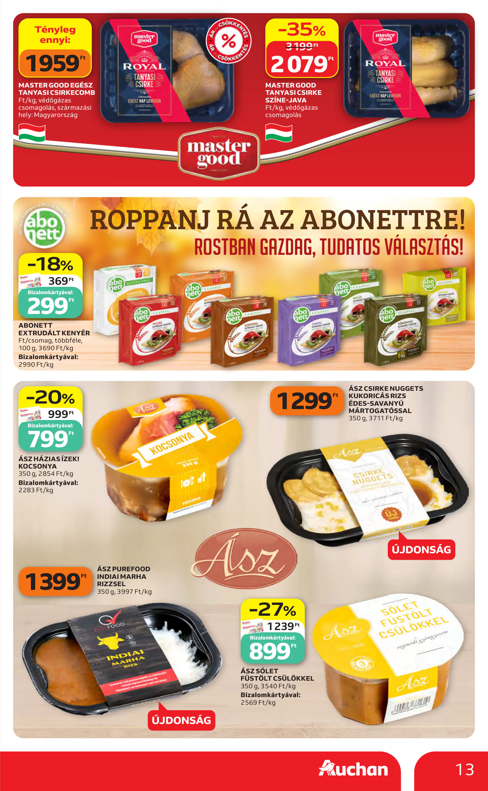 Auchan heti Hipermarket ajánlataink, 13. oldal (okt. 22–28.)