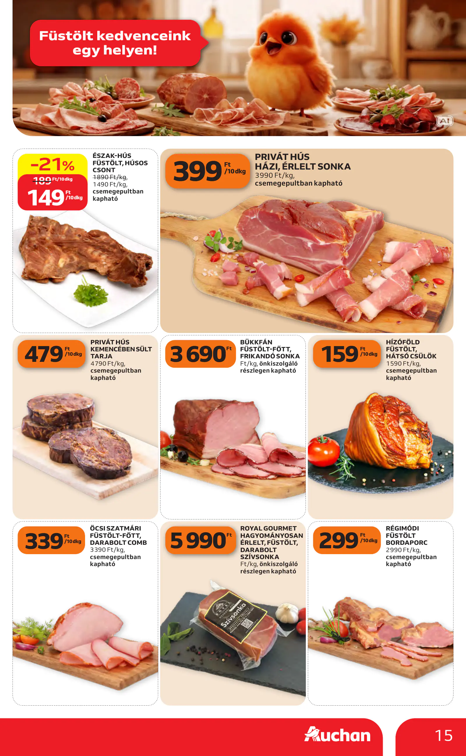 Auchan heti Hipermarket ajánlataink, 15. oldal (okt. 22–28.)