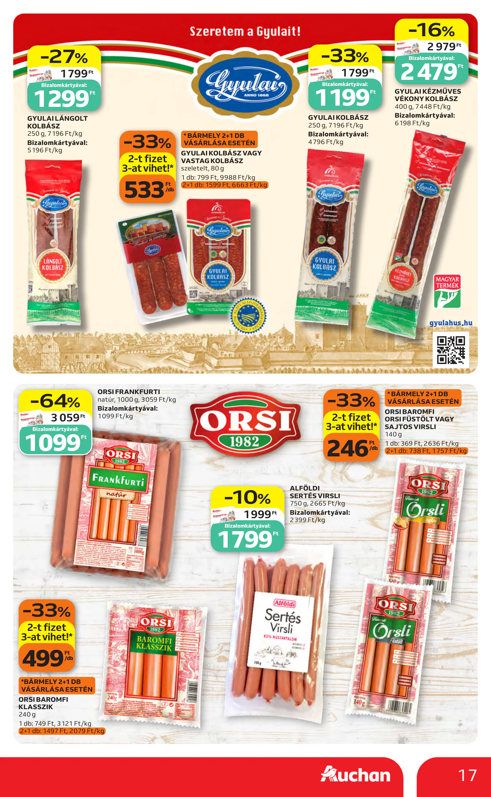 Auchan heti Hipermarket ajánlataink, 17. oldal (okt. 22–28.)