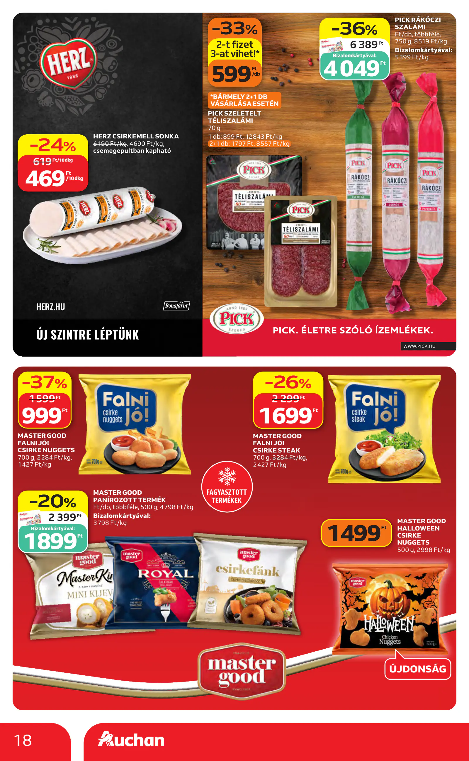 Auchan heti Hipermarket ajánlataink, 18. oldal (okt. 22–28.)