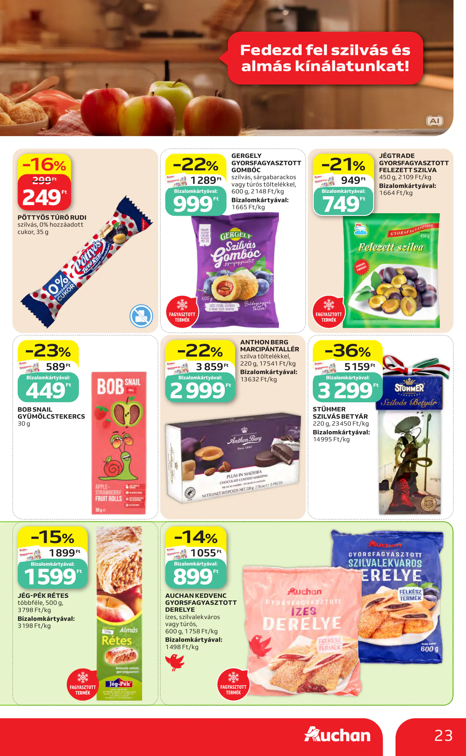 Auchan heti Hipermarket ajánlataink, 23. oldal (okt. 22–28.)
