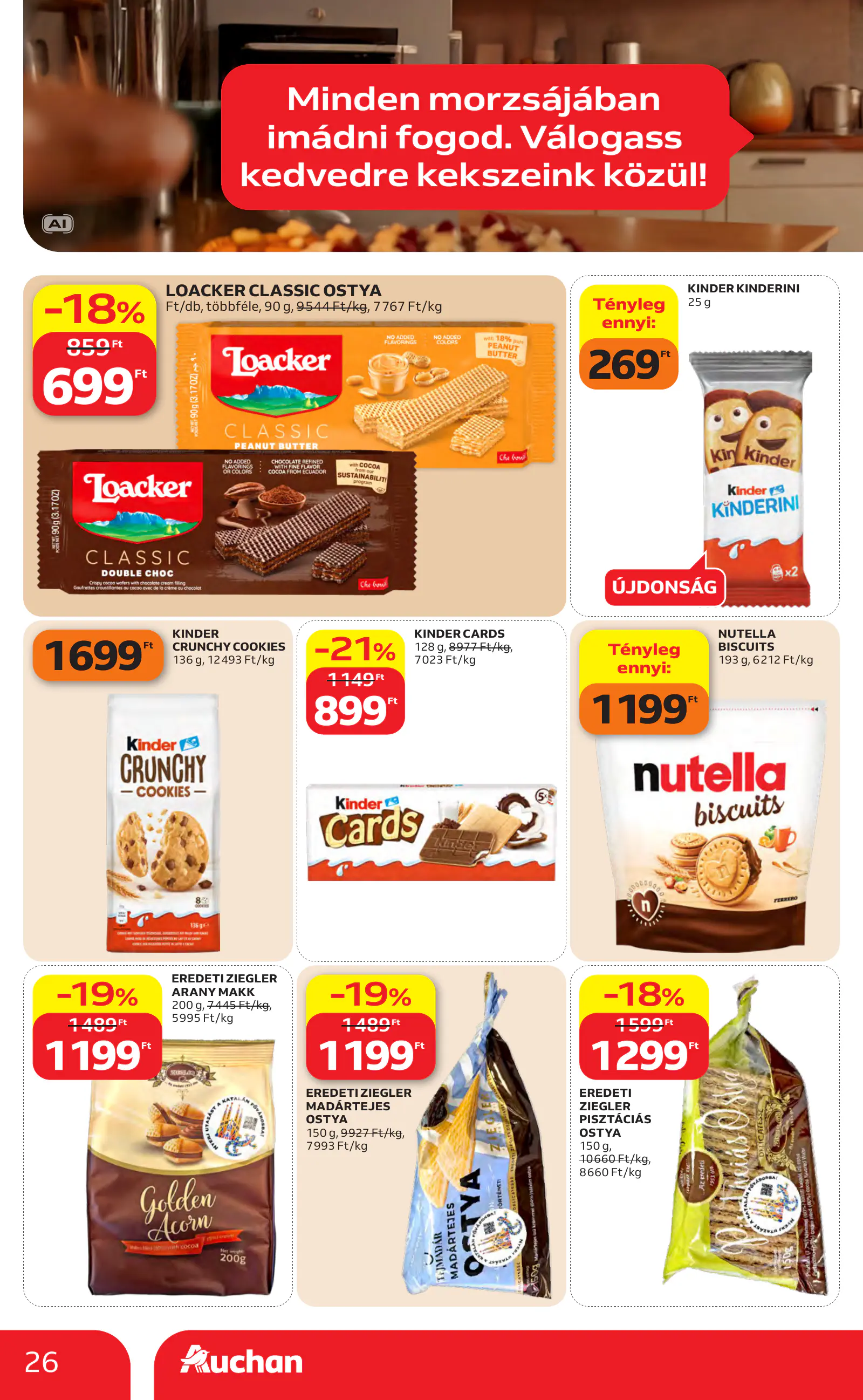 Auchan heti Hipermarket ajánlataink, 26. oldal (okt. 22–28.)