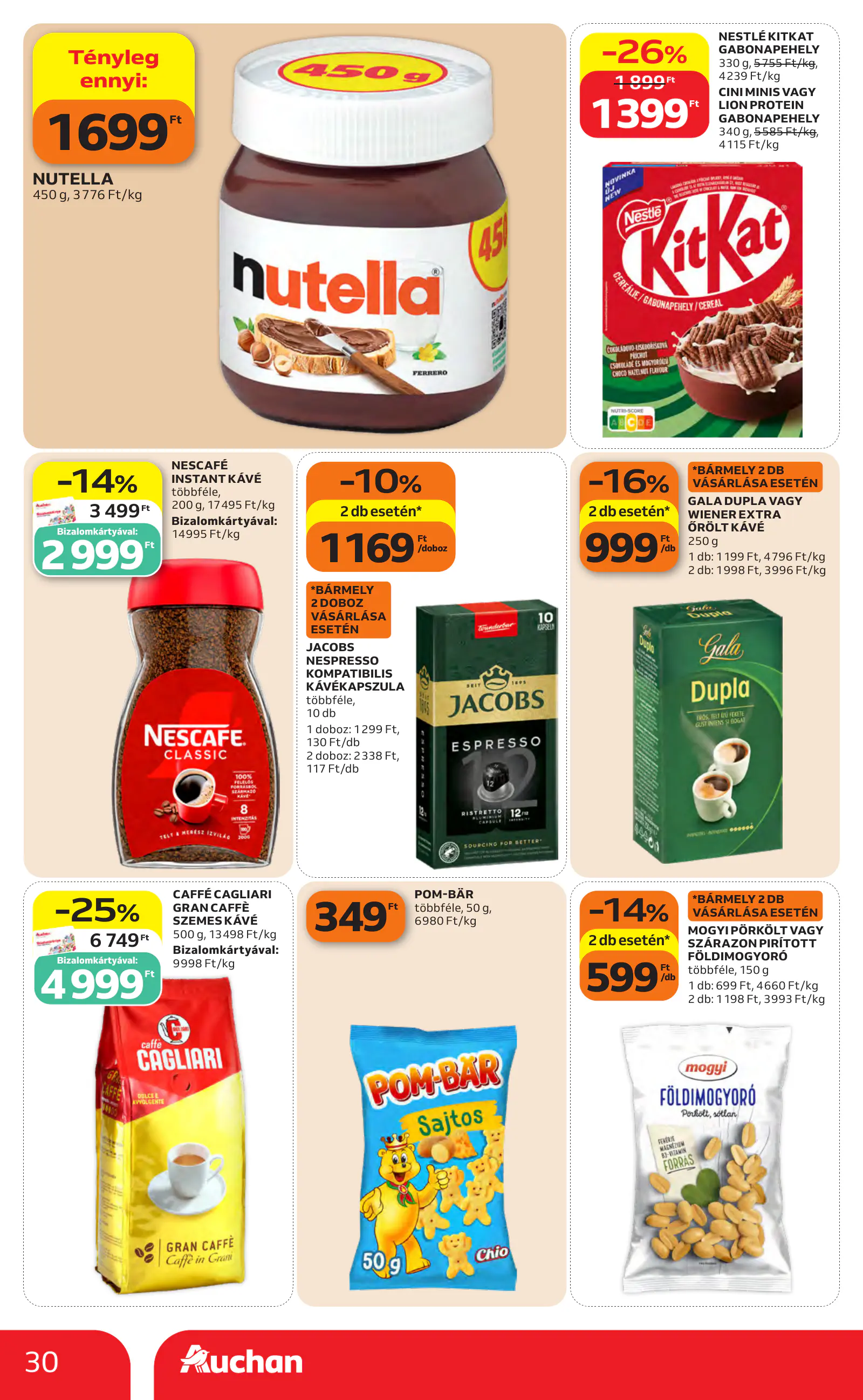 Auchan heti Hipermarket ajánlataink, 30. oldal (okt. 22–28.)