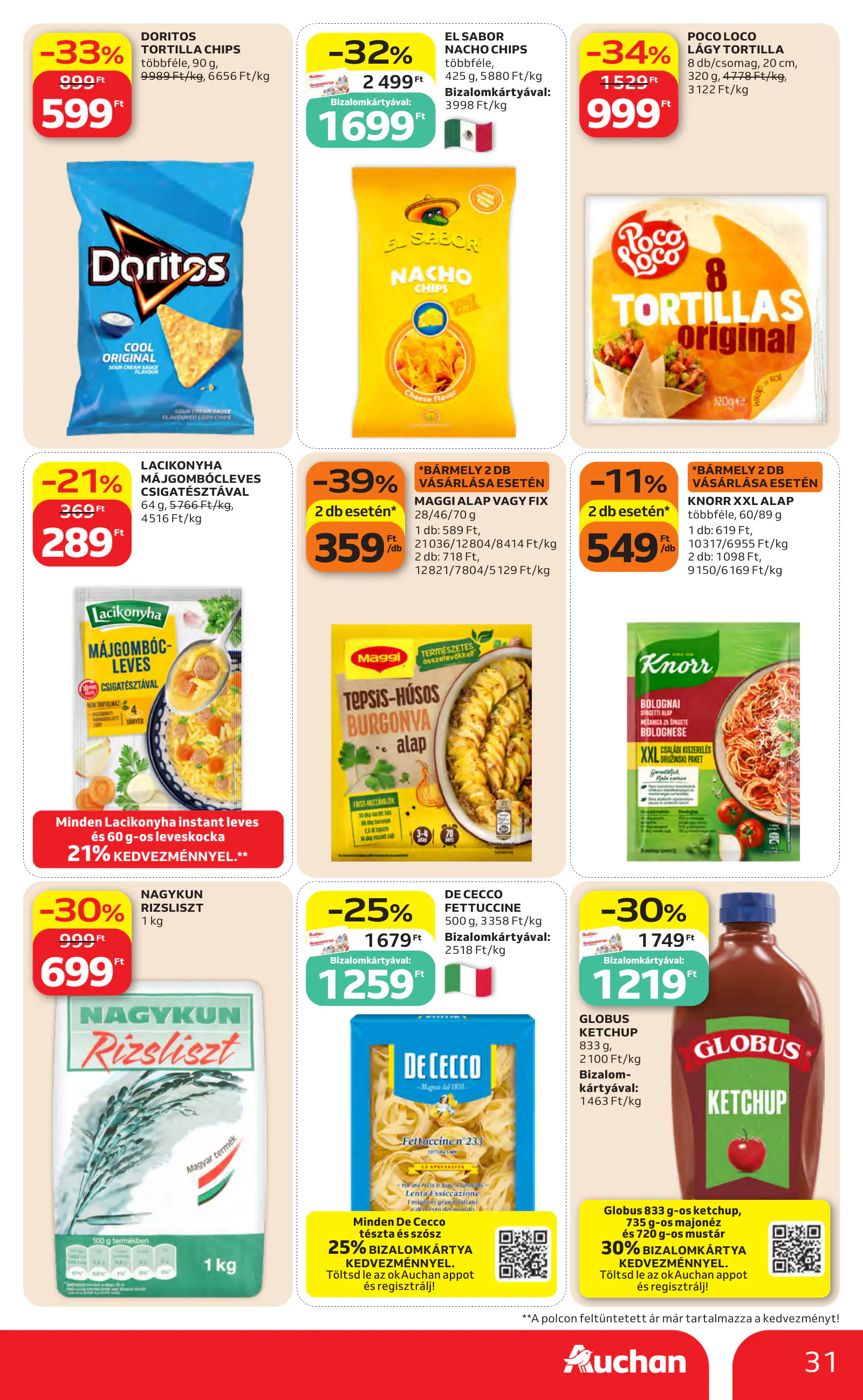 Auchan heti Hipermarket ajánlataink, 31. oldal (okt. 22–28.)
