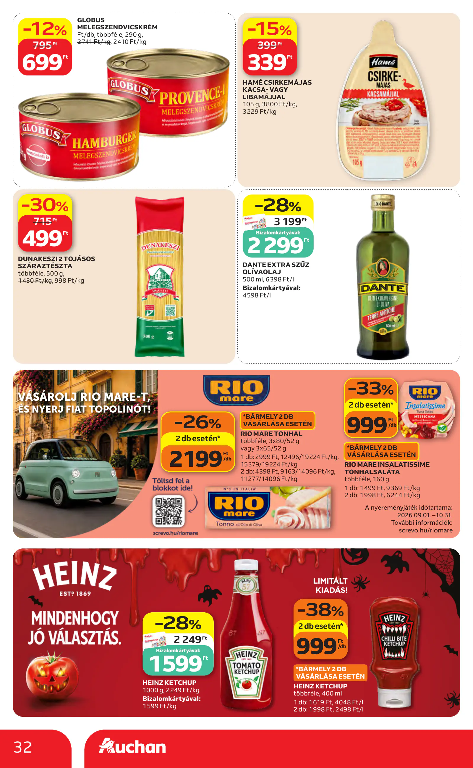 Auchan heti Hipermarket ajánlataink, 32. oldal (okt. 22–28.)