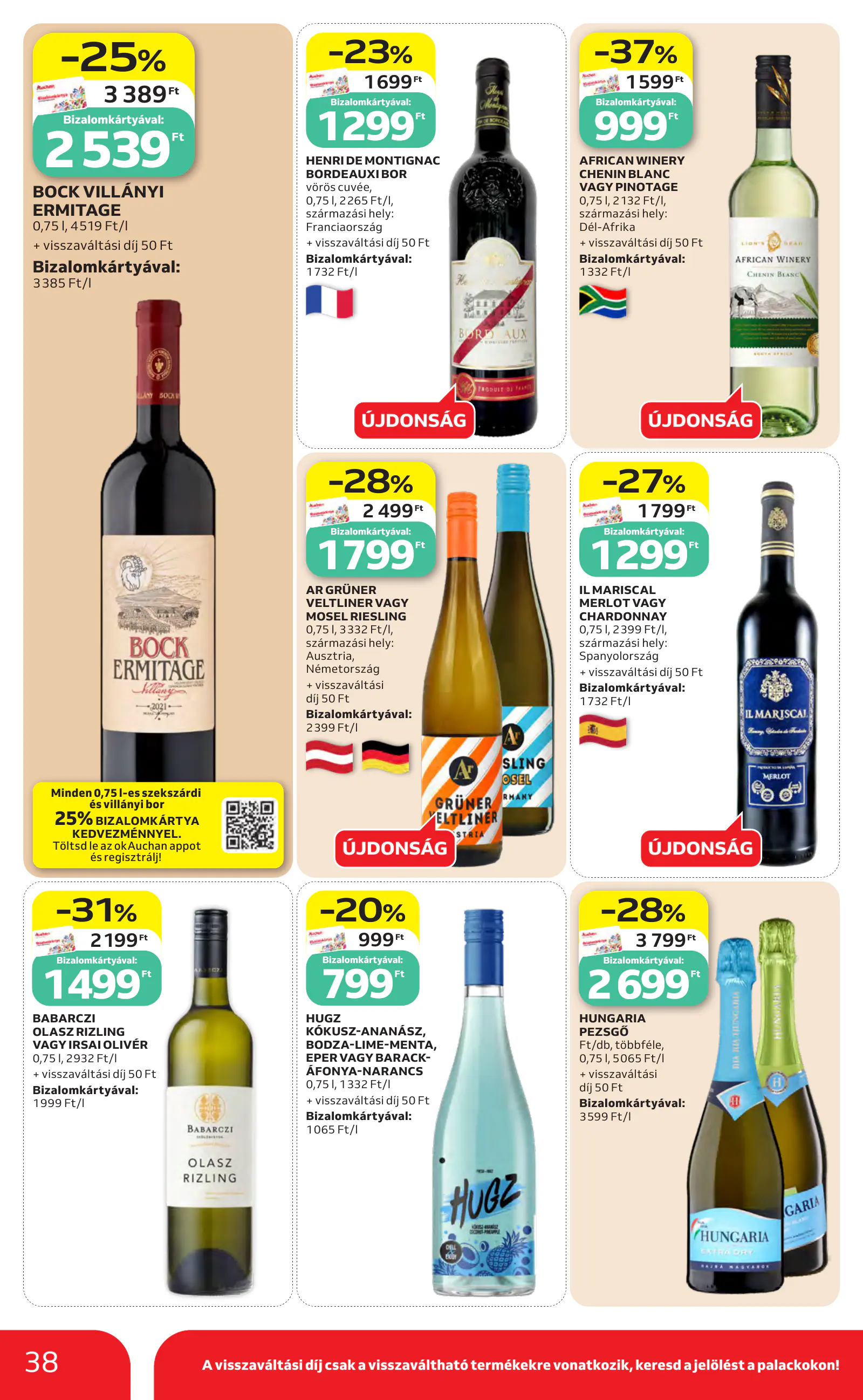 Auchan heti Hipermarket ajánlataink, 38. oldal (okt. 22–28.)