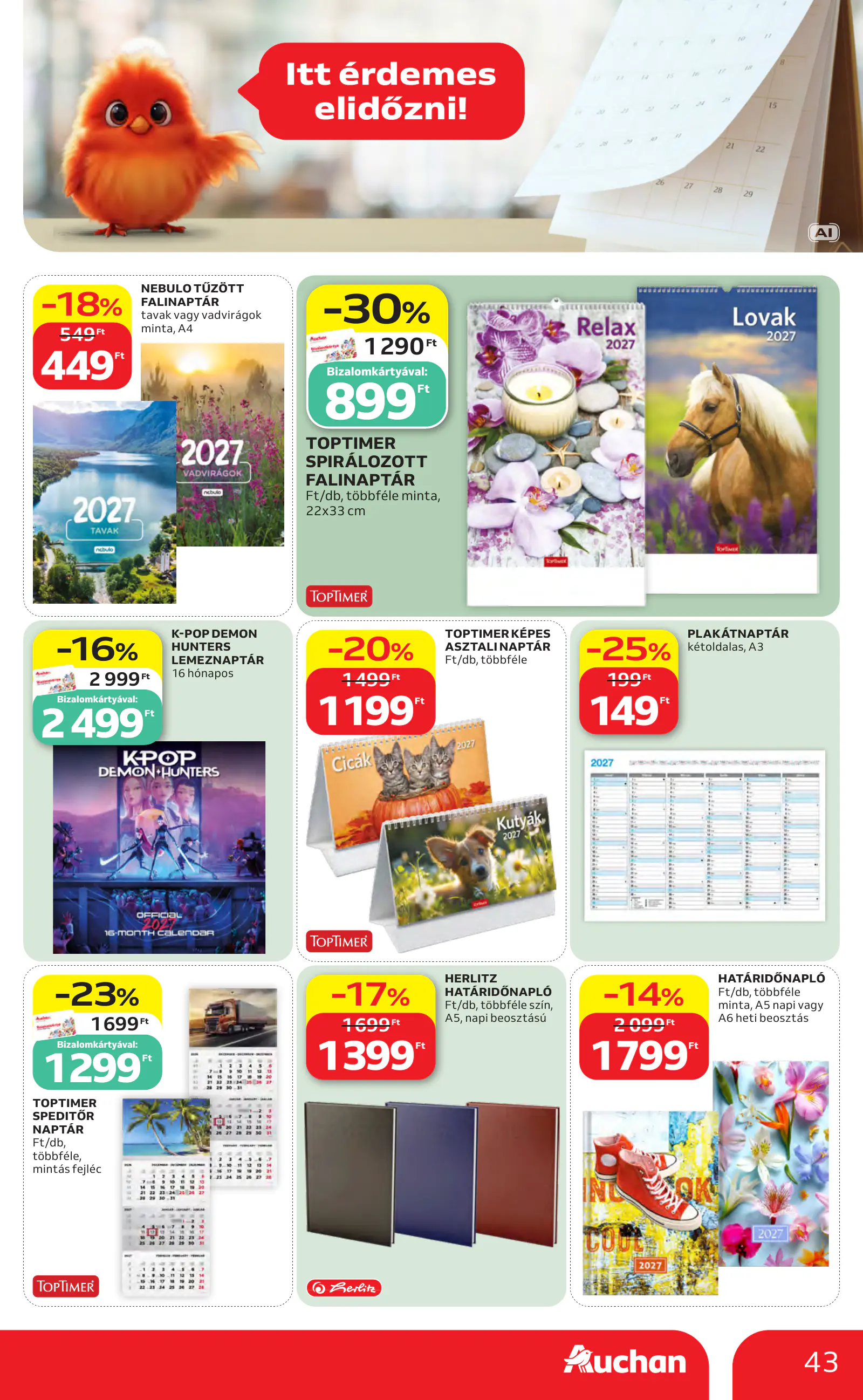 Auchan heti Hipermarket ajánlataink, 43. oldal (okt. 22–28.)