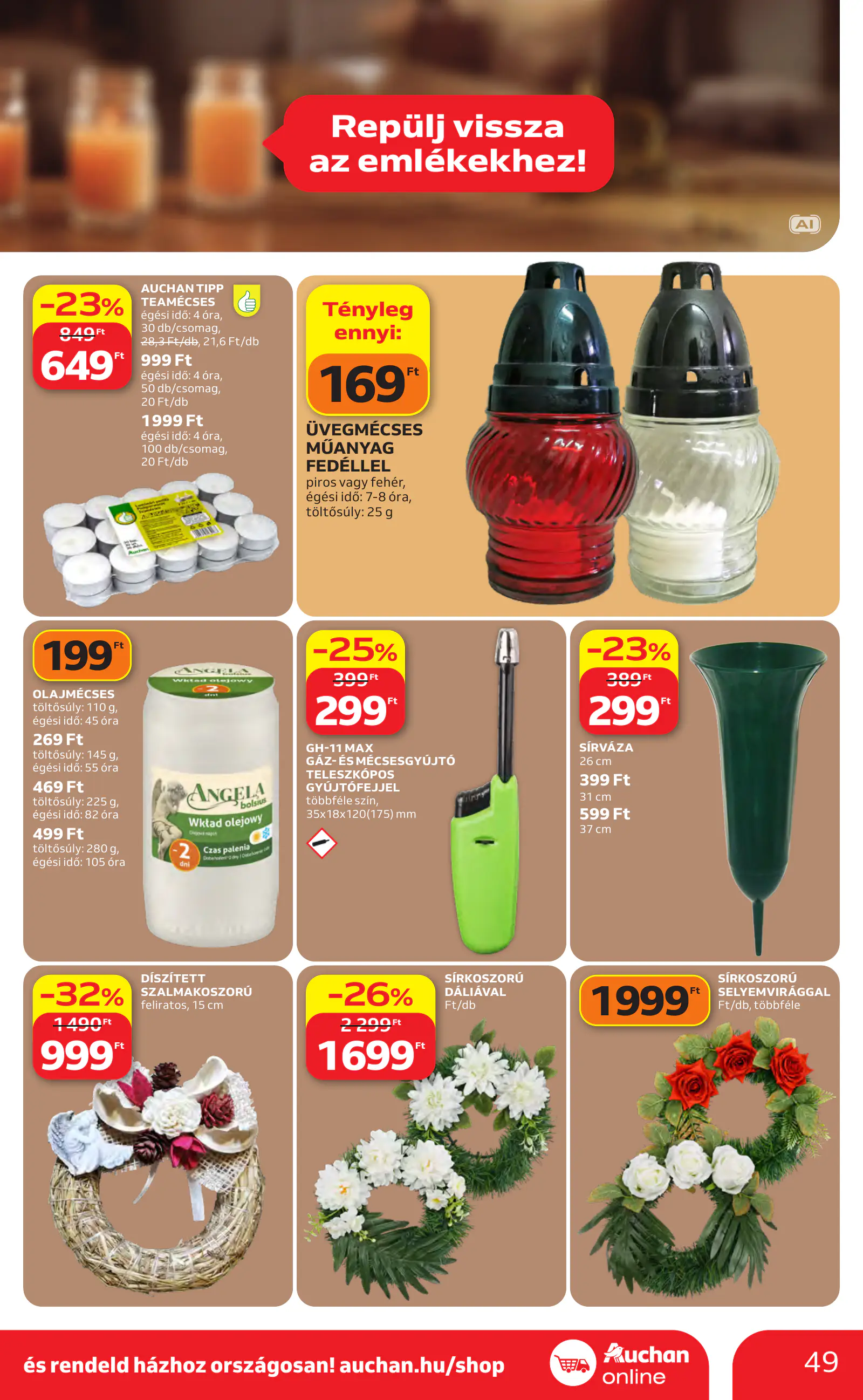Auchan heti Hipermarket ajánlataink, 49. oldal (okt. 22–28.)