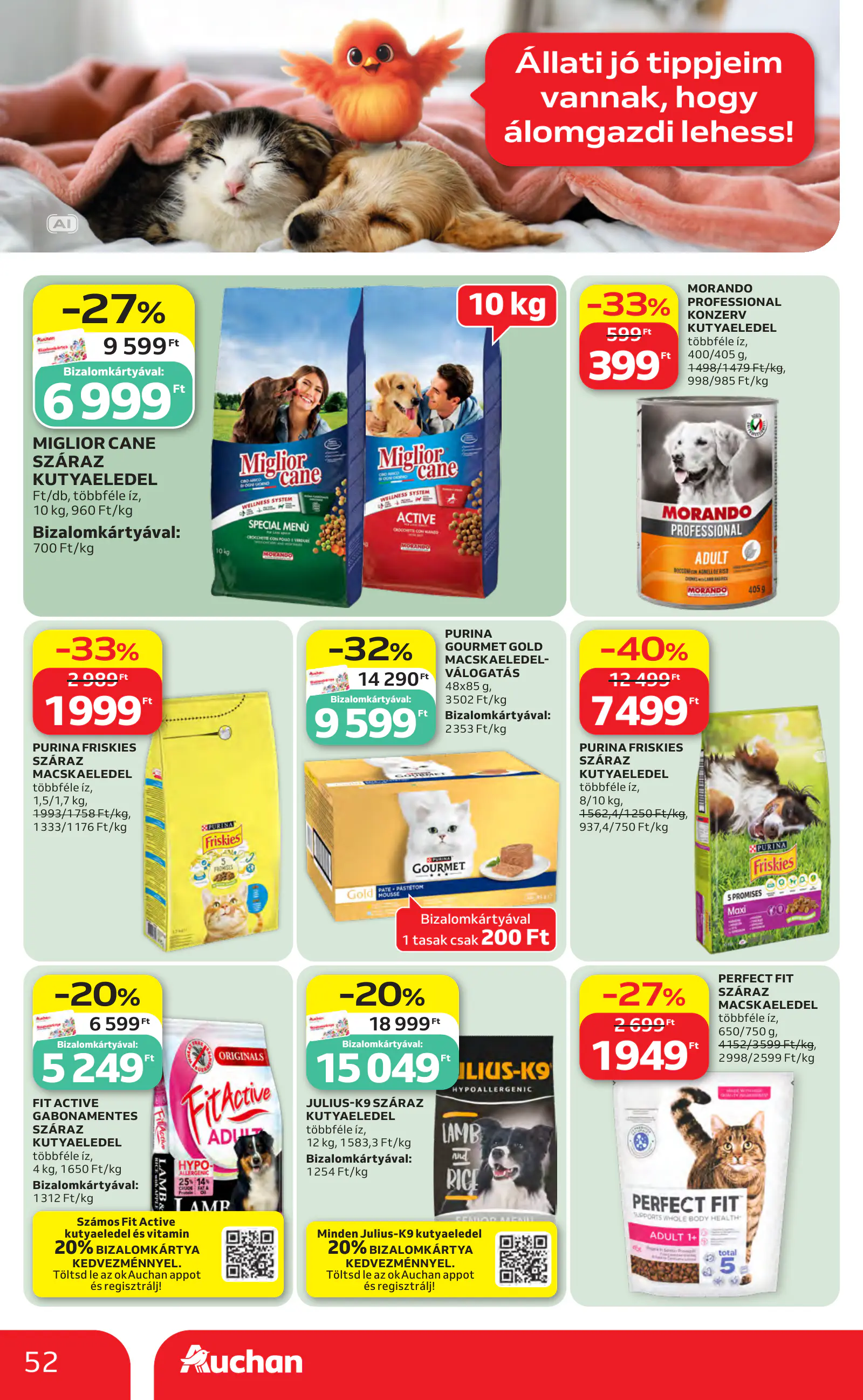 Auchan heti Hipermarket ajánlataink, 52. oldal (okt. 22–28.)