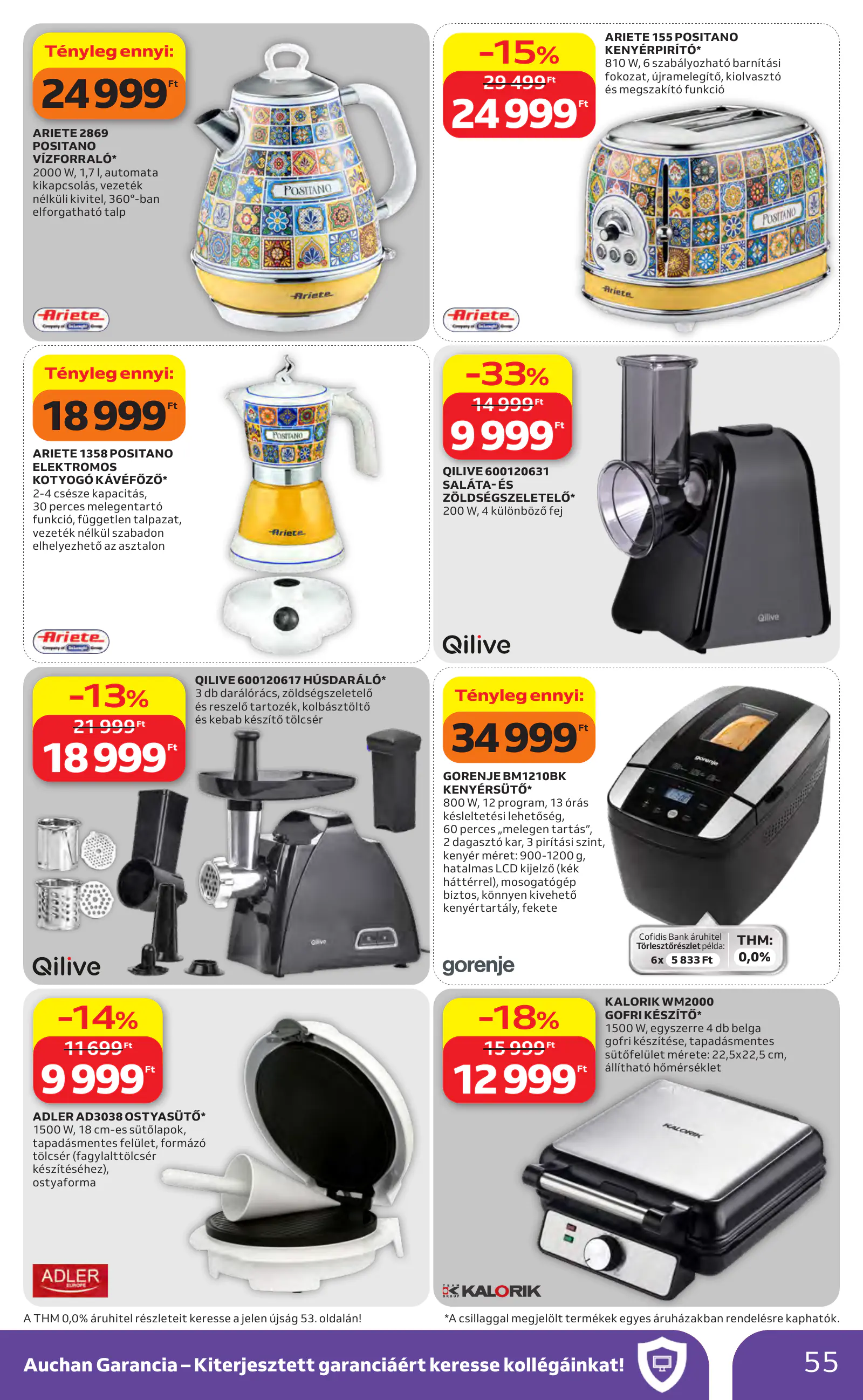 Auchan heti Hipermarket ajánlataink, 55. oldal (okt. 22–28.)