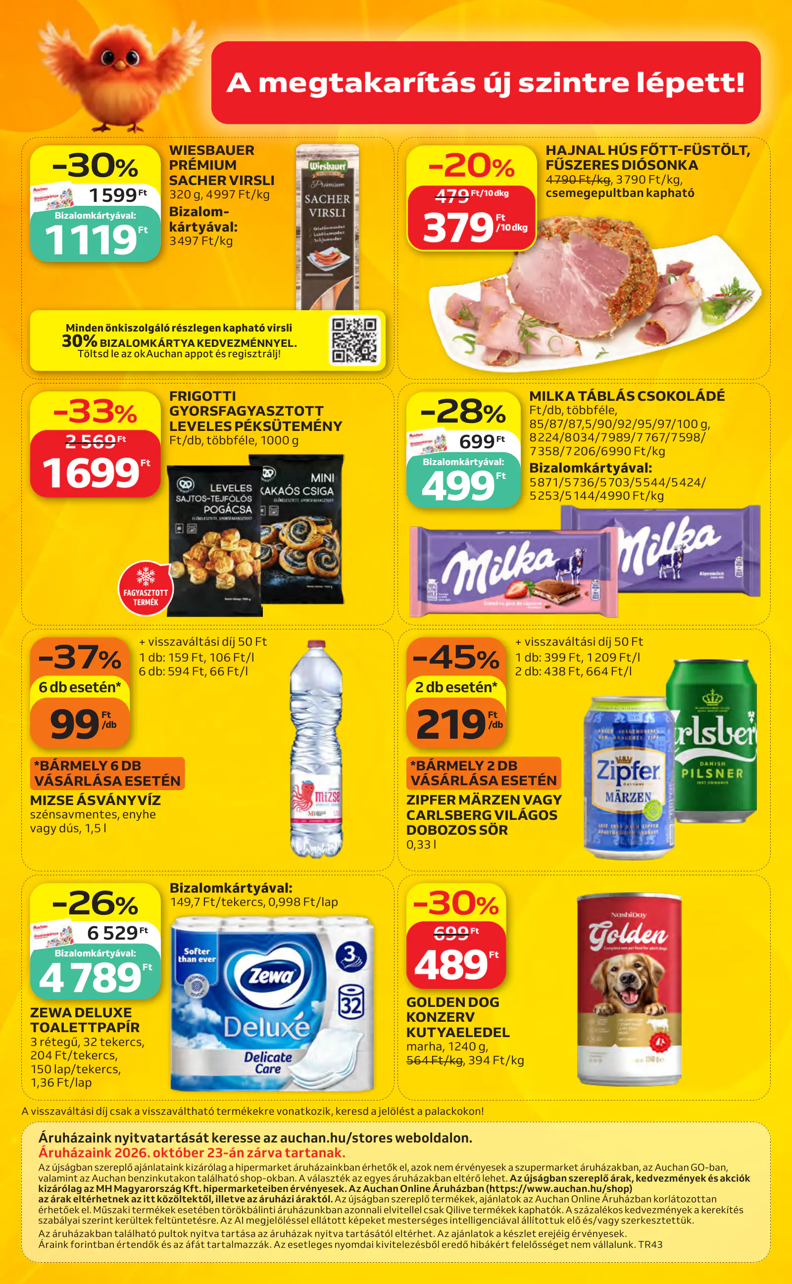 Auchan heti Hipermarket ajánlataink, 58. oldal (okt. 22–28.)