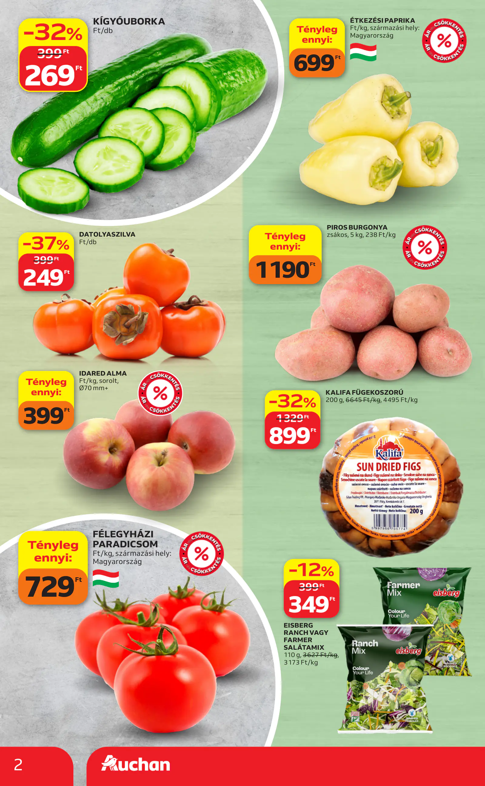 Auchan heti Hipermarket ajánlataink, 2. oldal (okt. 29. – nov. 4.)