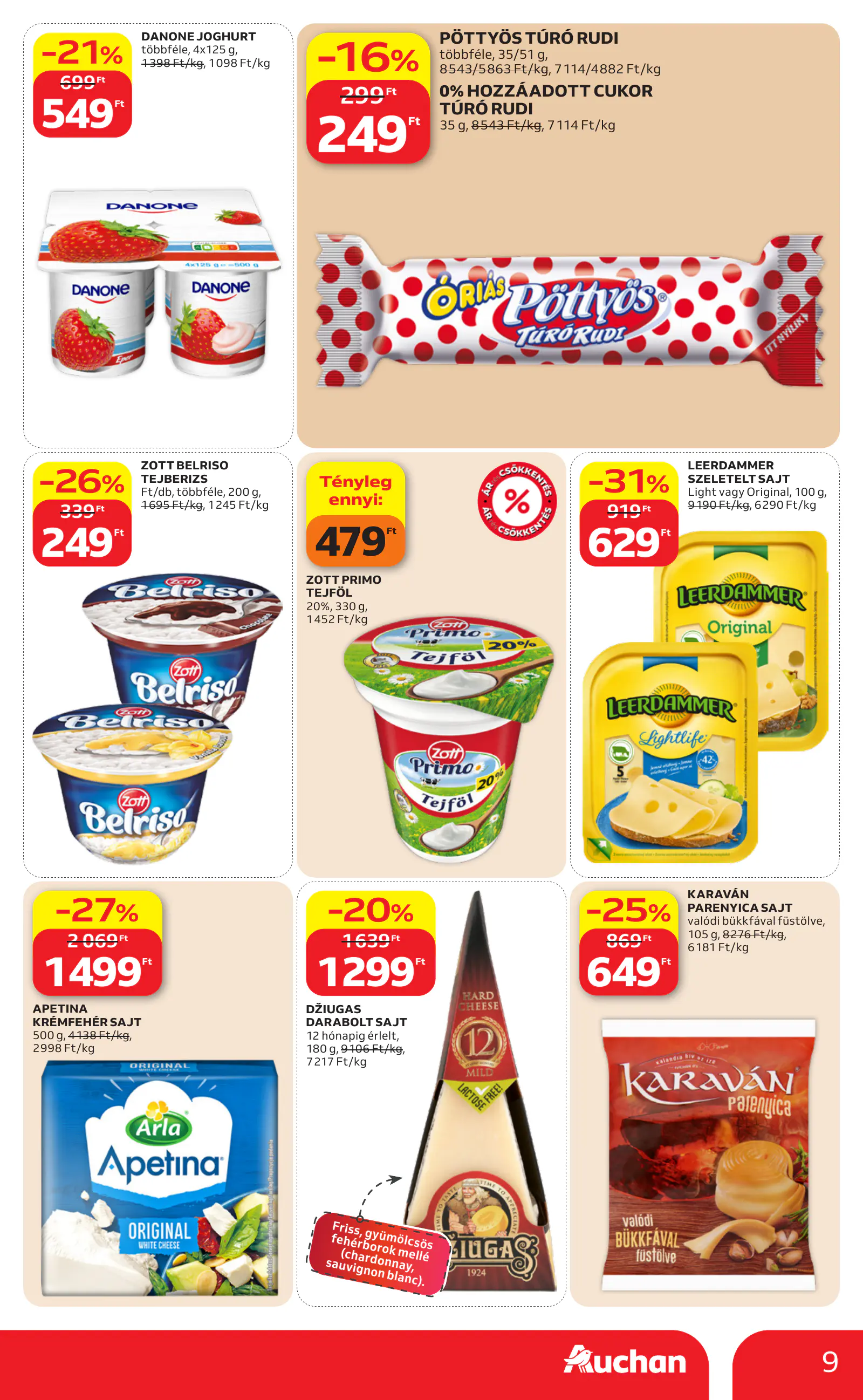 Auchan heti Hipermarket ajánlataink, 9. oldal (okt. 29. – nov. 4.)