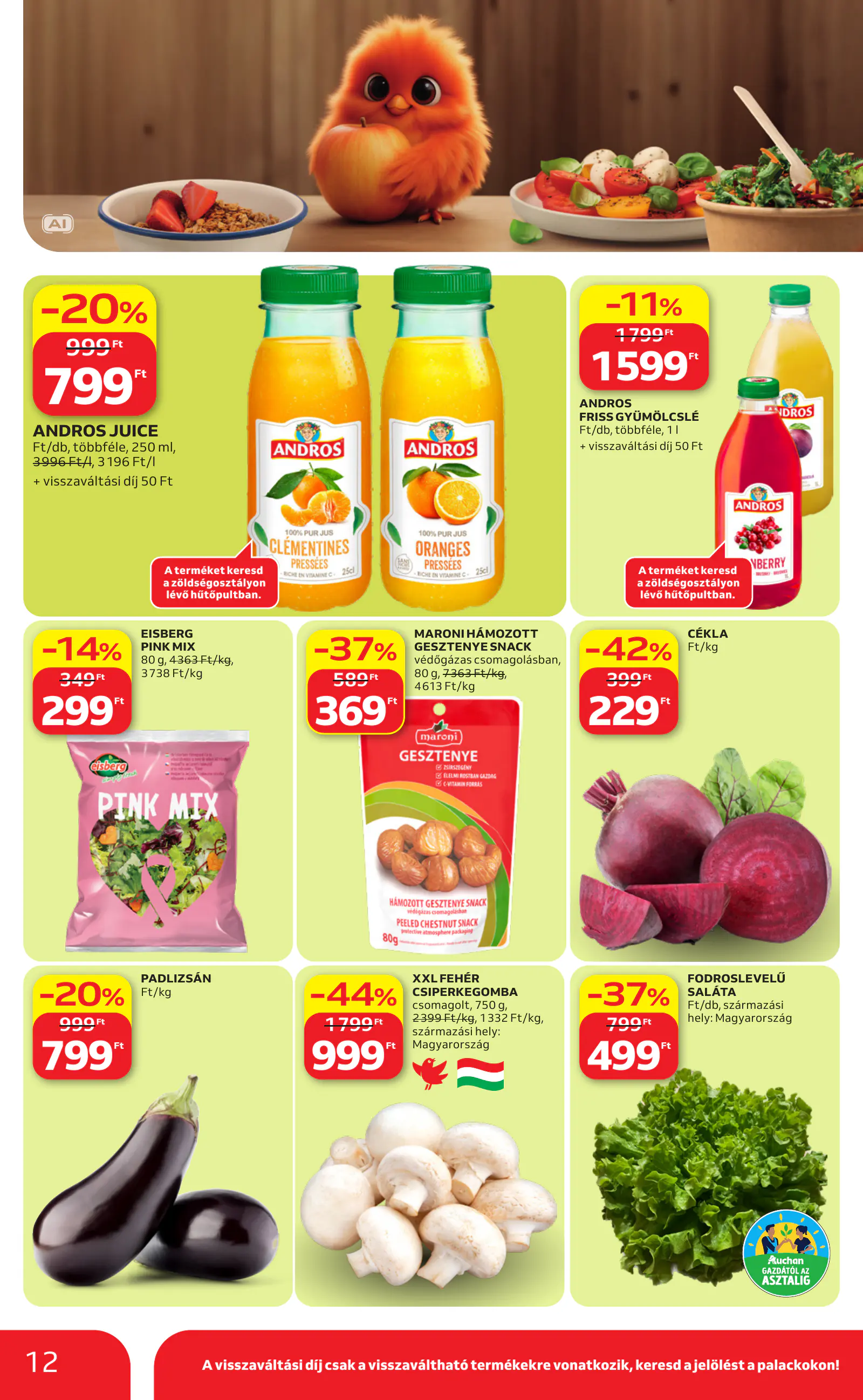 Auchan heti Hipermarket ajánlataink, 12. oldal (okt. 29. – nov. 4.)