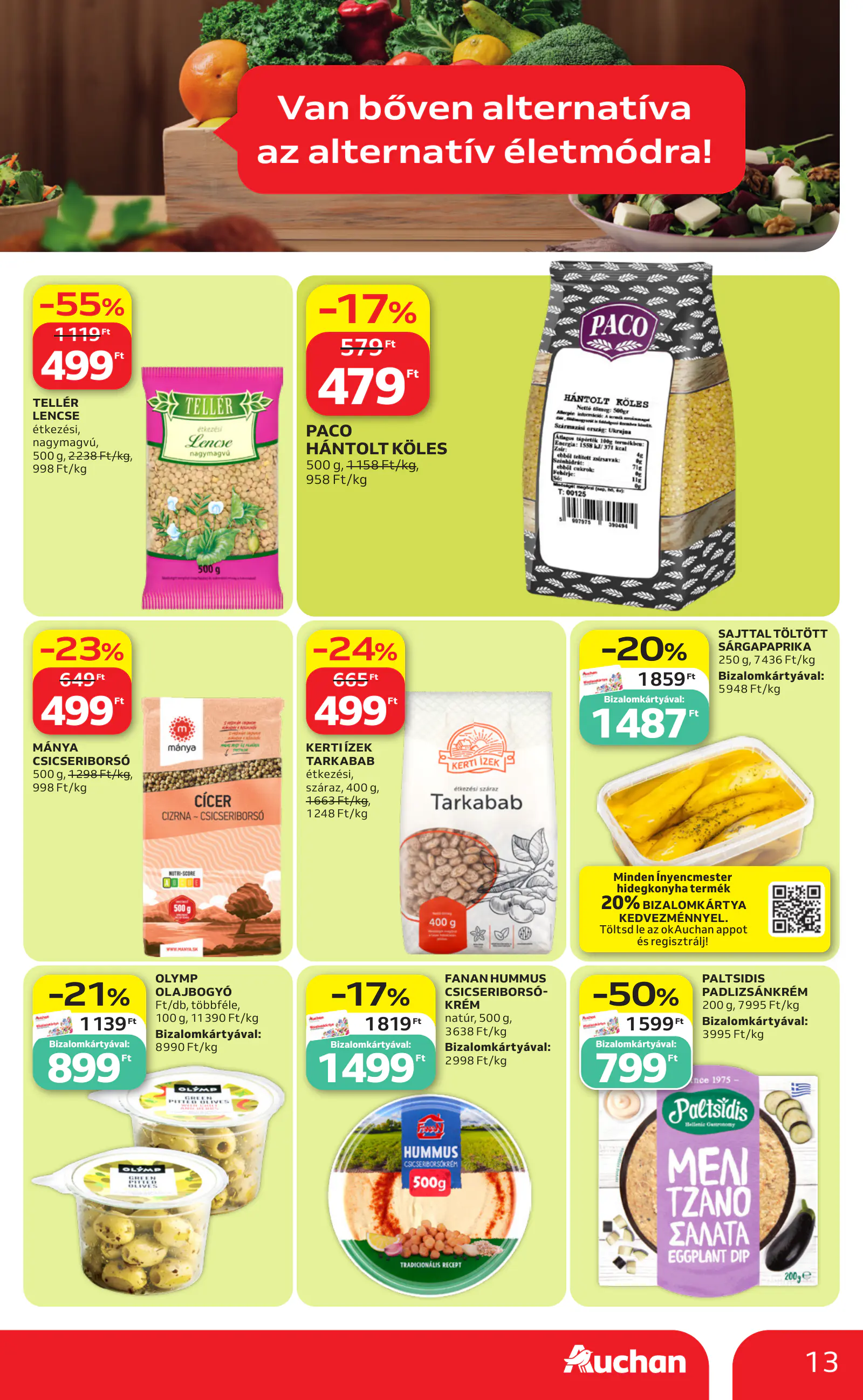 Auchan heti Hipermarket ajánlataink, 13. oldal (okt. 29. – nov. 4.)