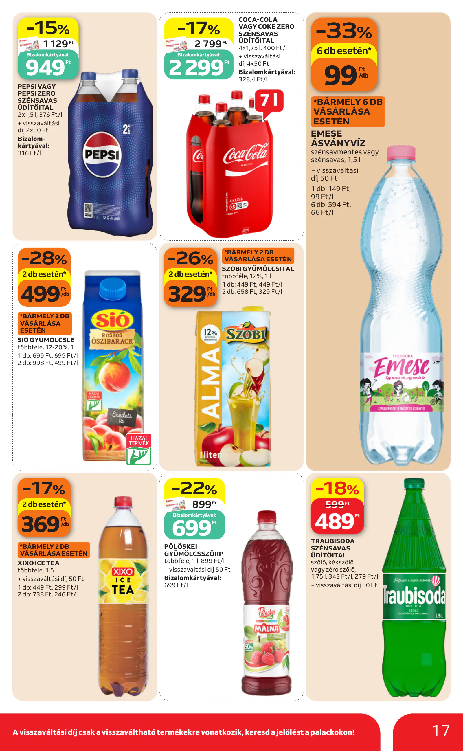 Auchan heti Hipermarket ajánlataink, 17. oldal (okt. 29. – nov. 4.)