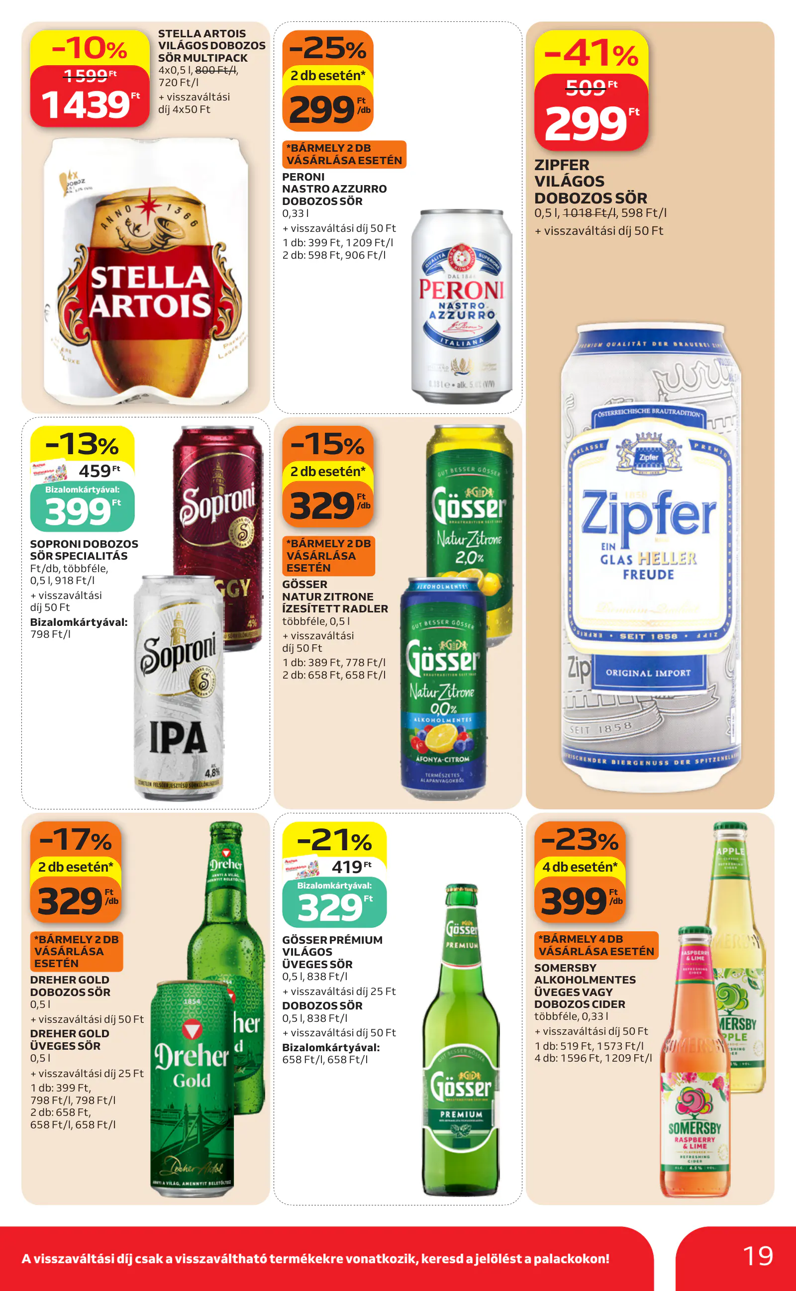 Auchan heti Hipermarket ajánlataink, 19. oldal (okt. 29. – nov. 4.)