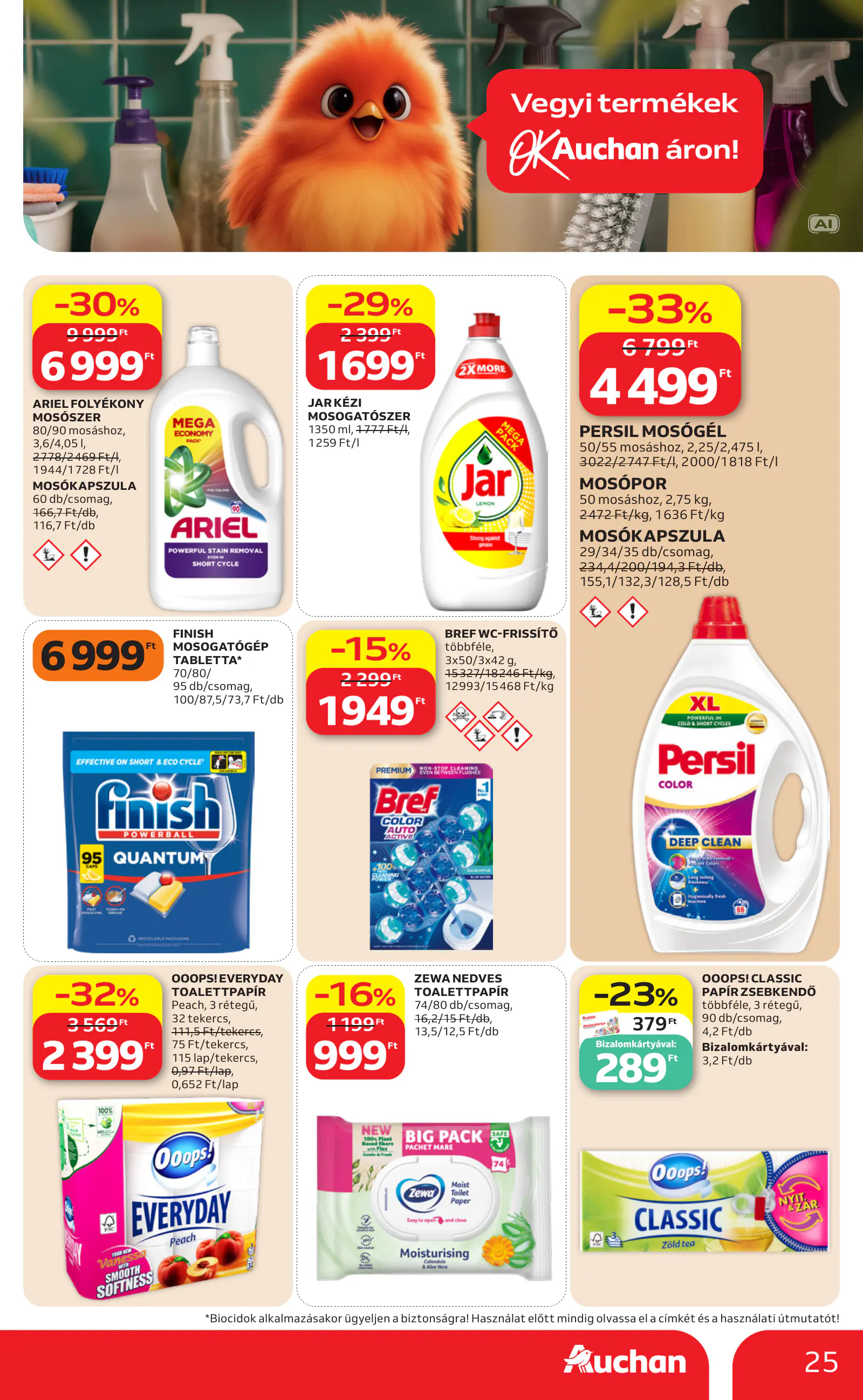 Auchan heti Hipermarket ajánlataink, 25. oldal (okt. 29. – nov. 4.)