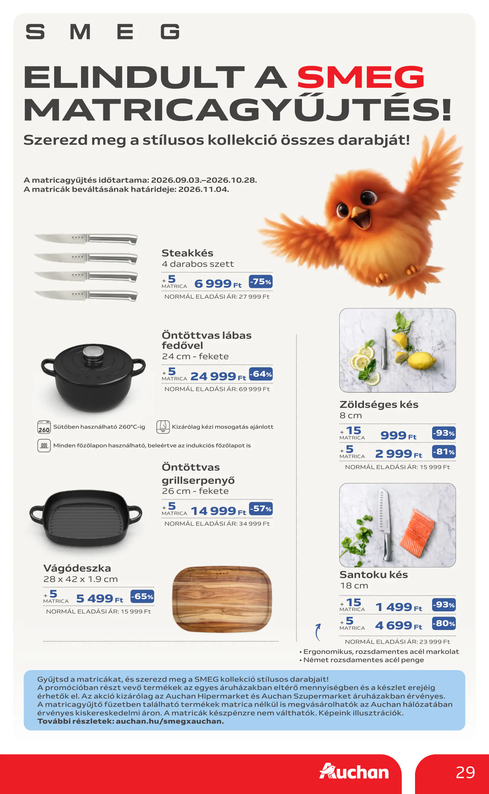 Auchan heti Hipermarket ajánlataink, 29. oldal (okt. 29. – nov. 4.)