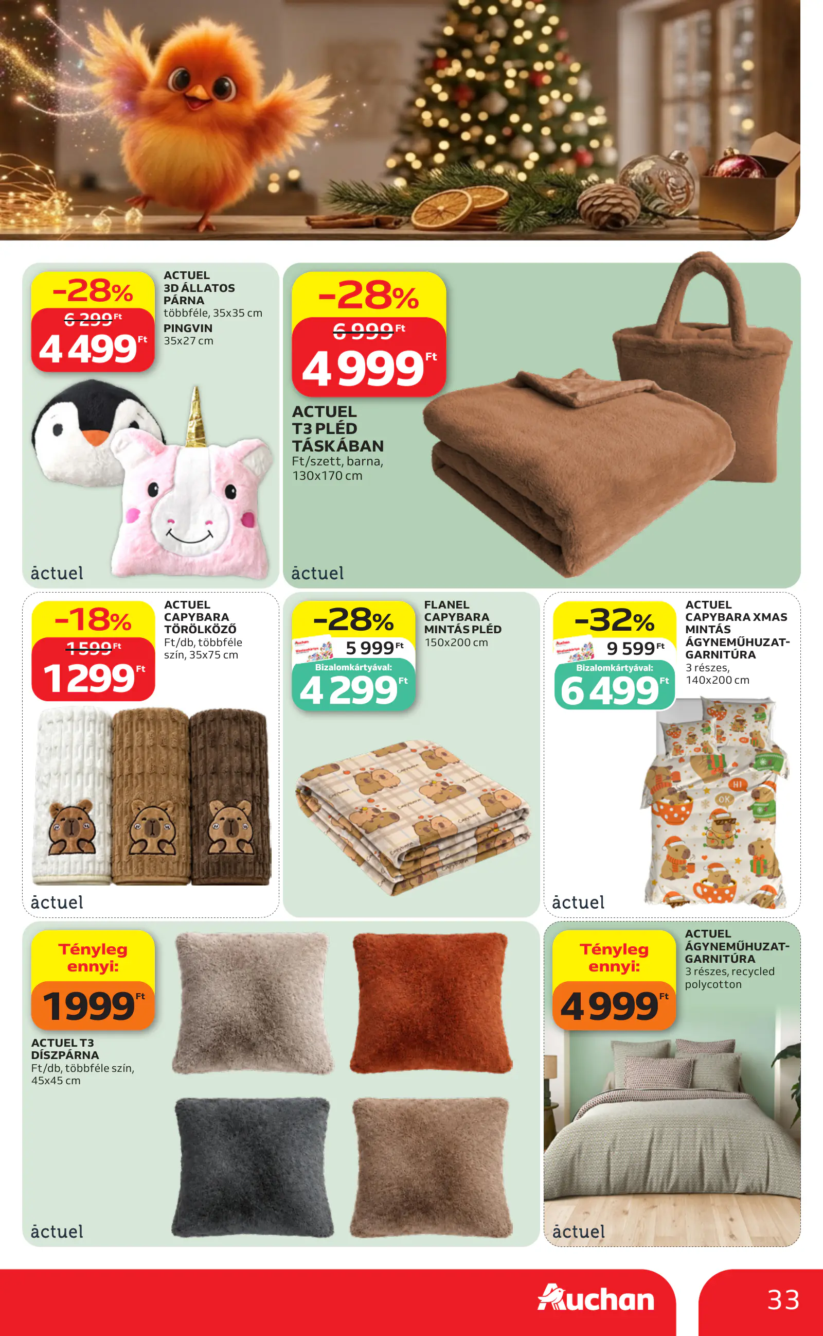Auchan heti Hipermarket ajánlataink, 33. oldal (okt. 29. – nov. 4.)