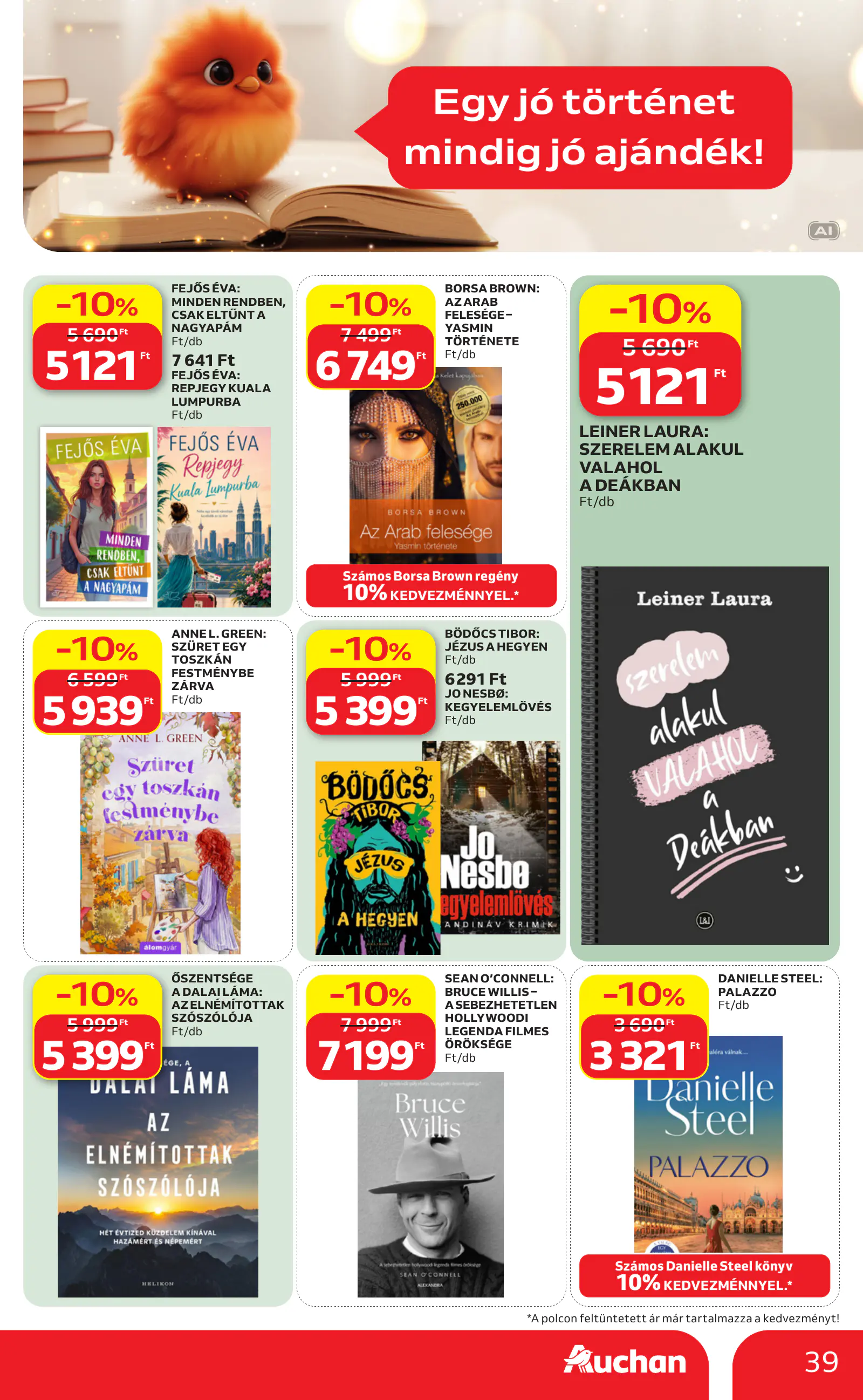 Auchan heti Hipermarket ajánlataink, 39. oldal (okt. 29. – nov. 4.)