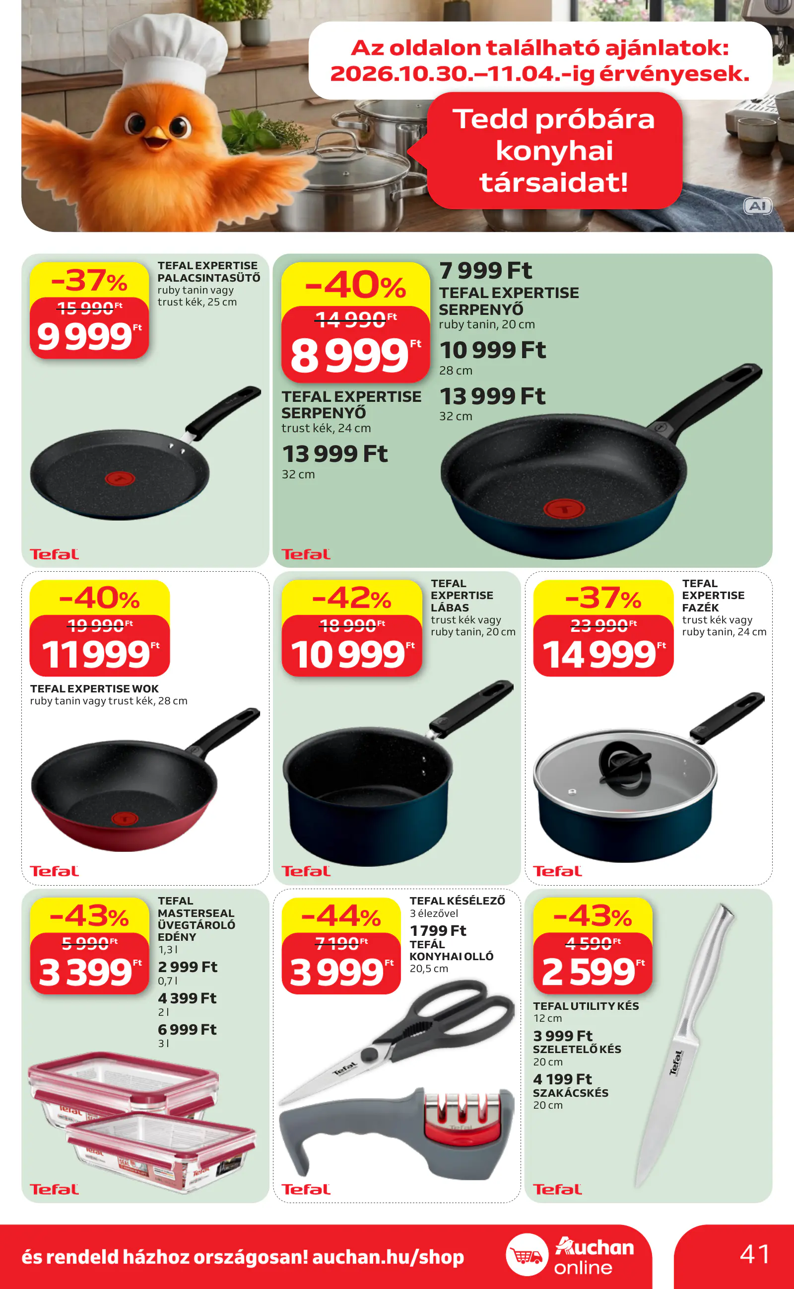 Auchan heti Hipermarket ajánlataink, 41. oldal (okt. 29. – nov. 4.)