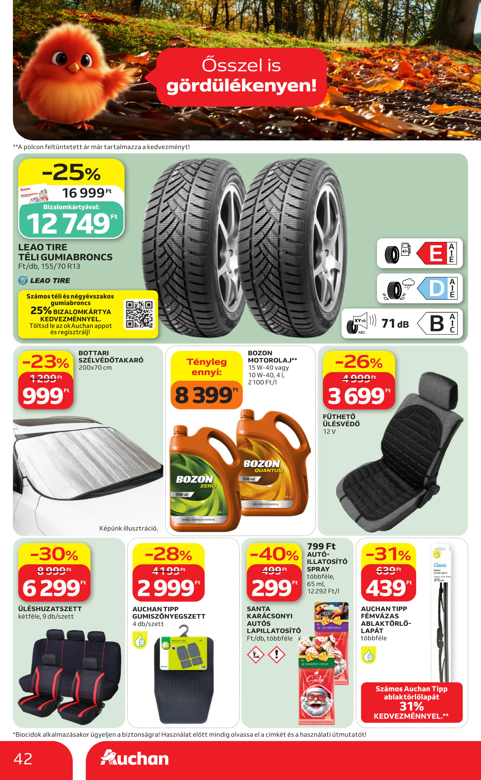 Auchan heti Hipermarket ajánlataink, 42. oldal (okt. 29. – nov. 4.)