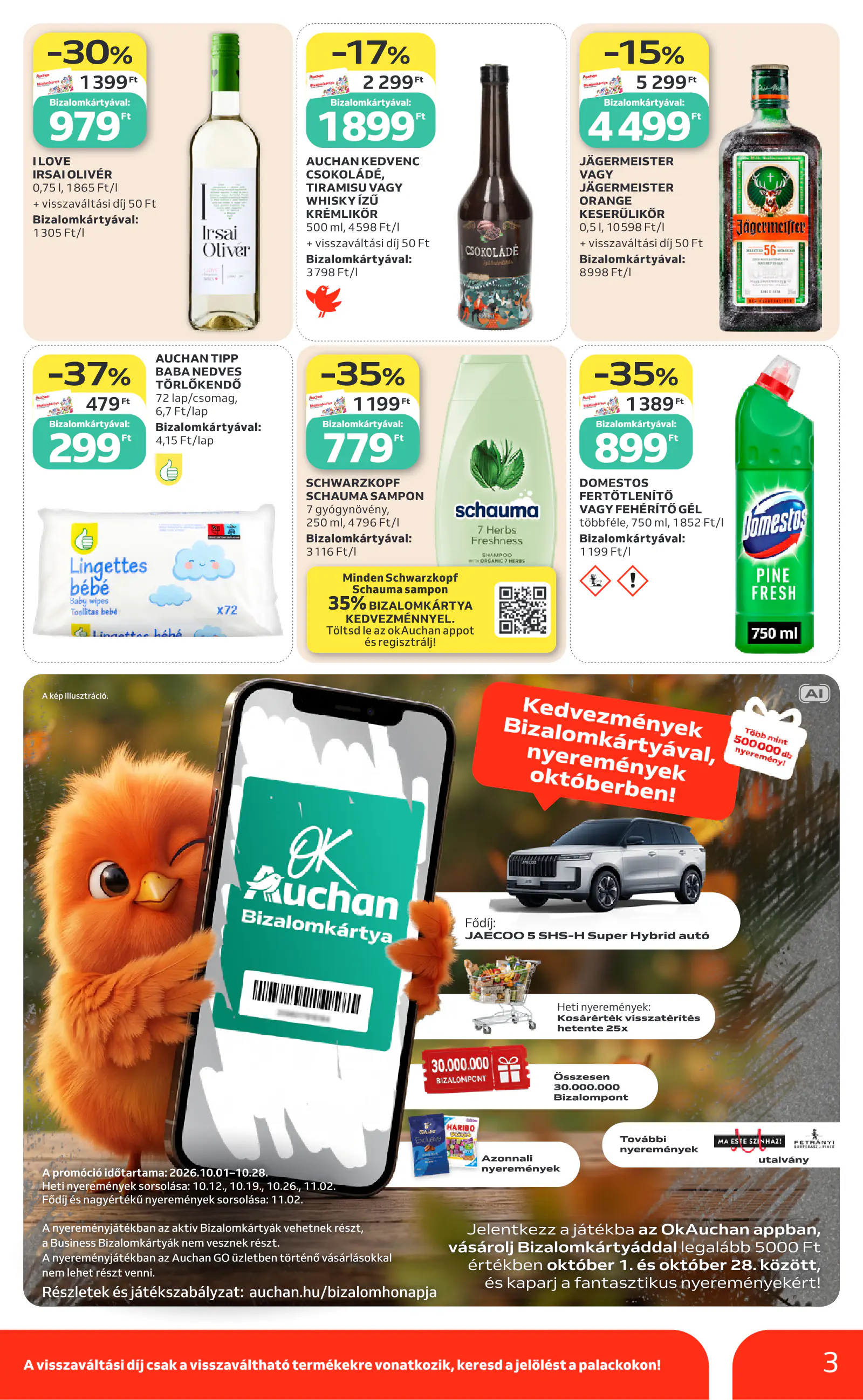 Auchan heti Szupermarket ajánlataink, 3. oldal (okt. 8–14.)