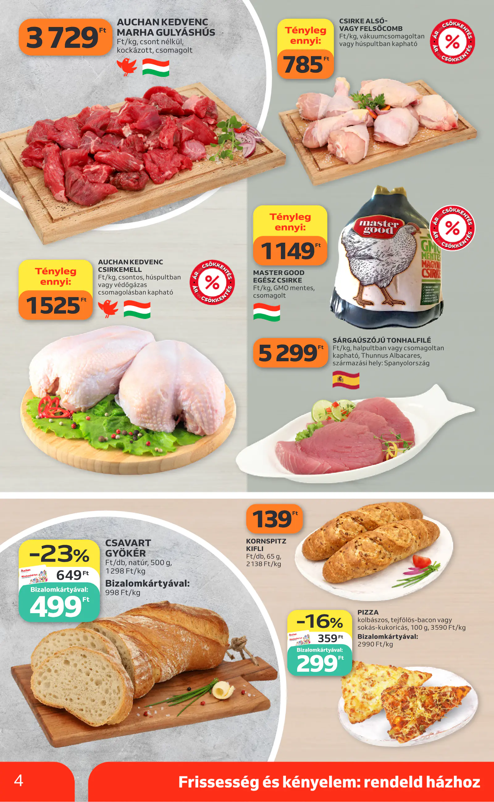 Auchan heti Szupermarket ajánlataink, 4. oldal (okt. 8–14.)