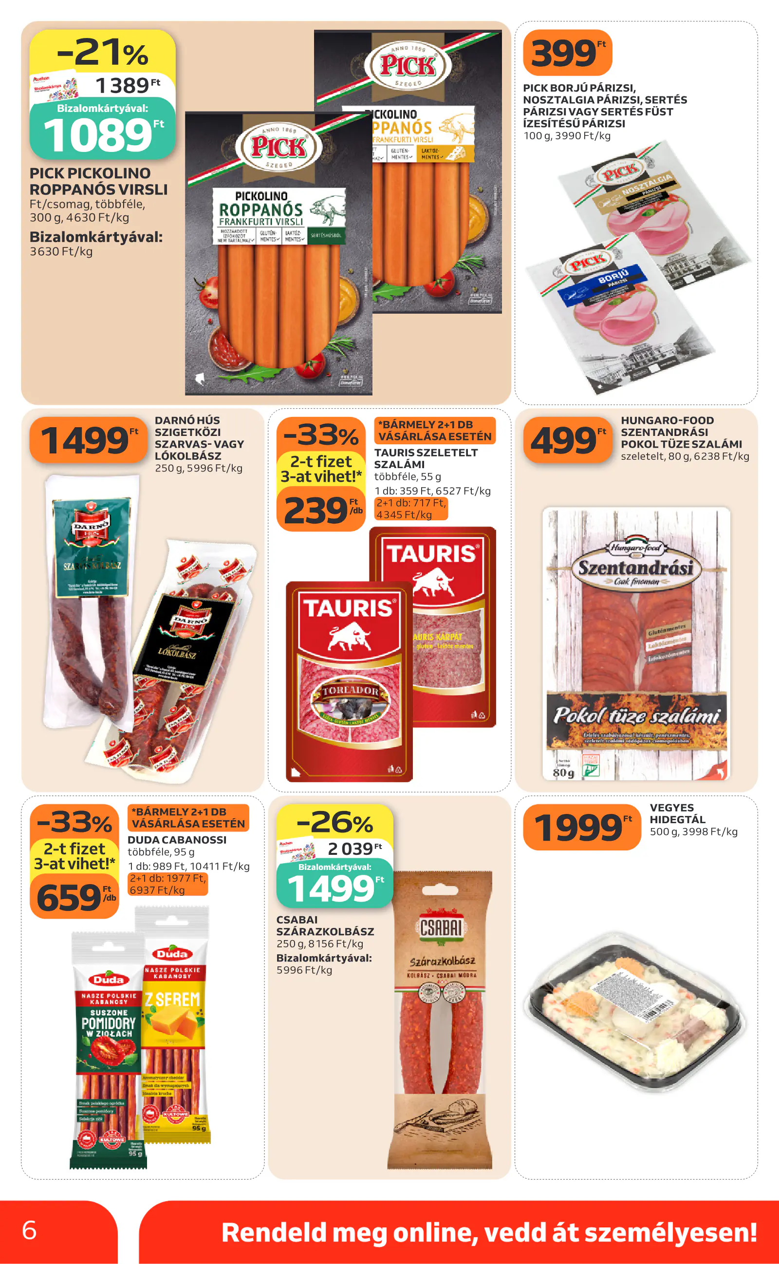 Auchan heti Szupermarket ajánlataink, 6. oldal (okt. 8–14.)